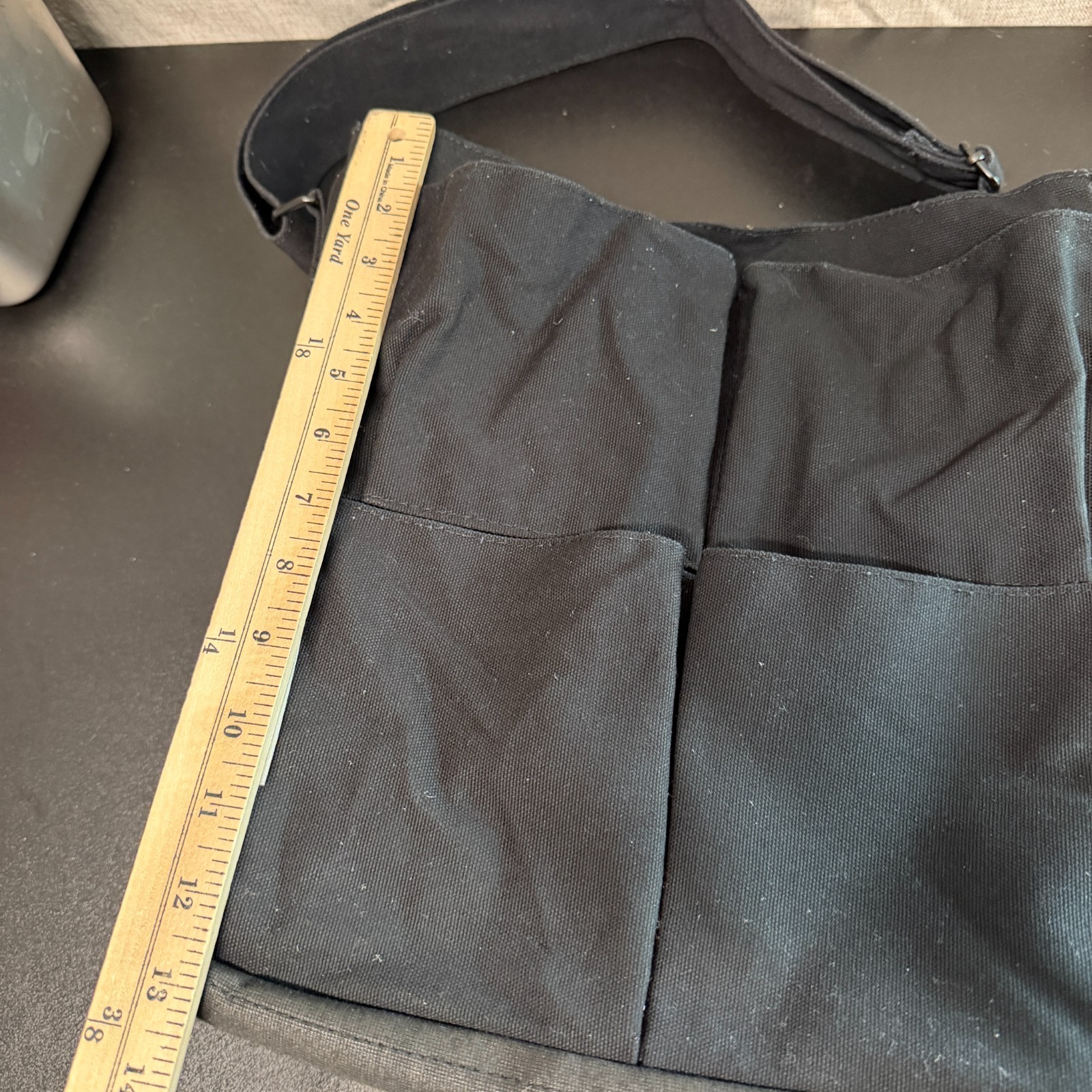 Dyson Shoulder Crossbody Tool Bag Black Canvas Genuine Organizer Multi-Pocket