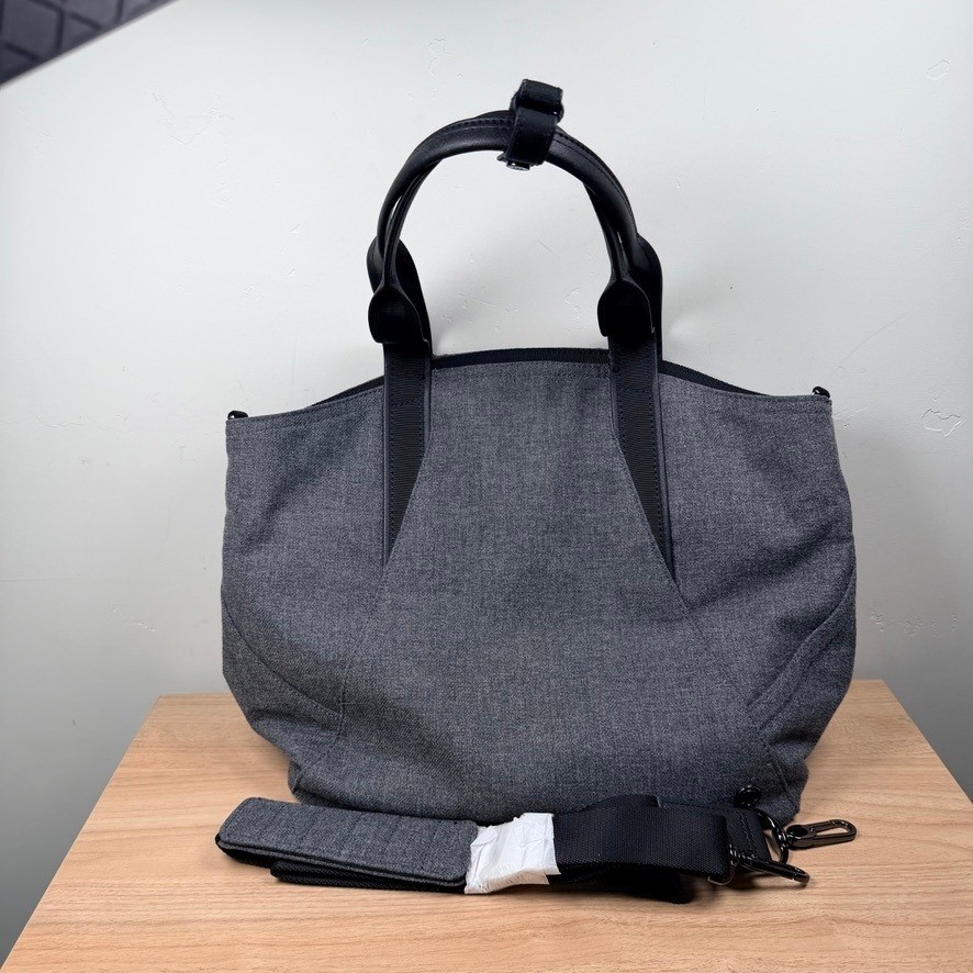 Lululemon Go Wild All Day Tote Gray Large Shoulder Gym Travel Handbag Wool Blend