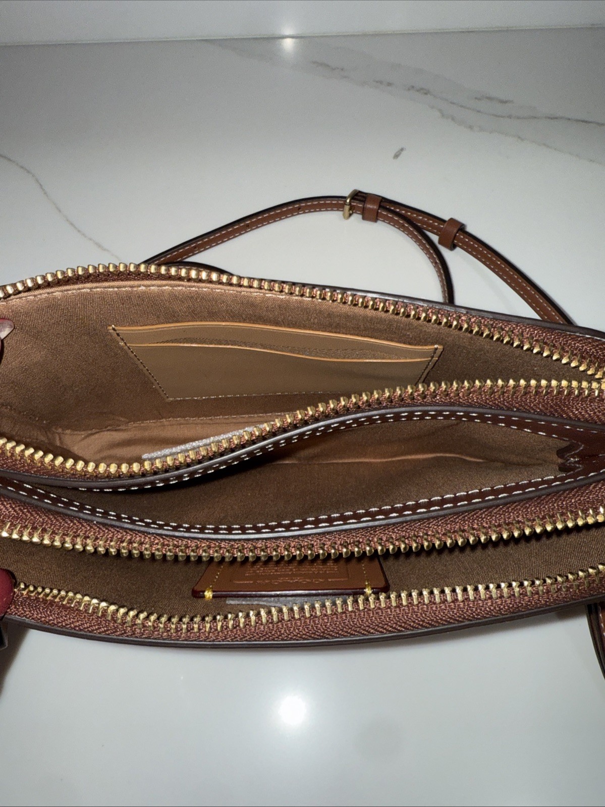❤️Coach Kira Dark Natural Multi Crossbody In Original packaging