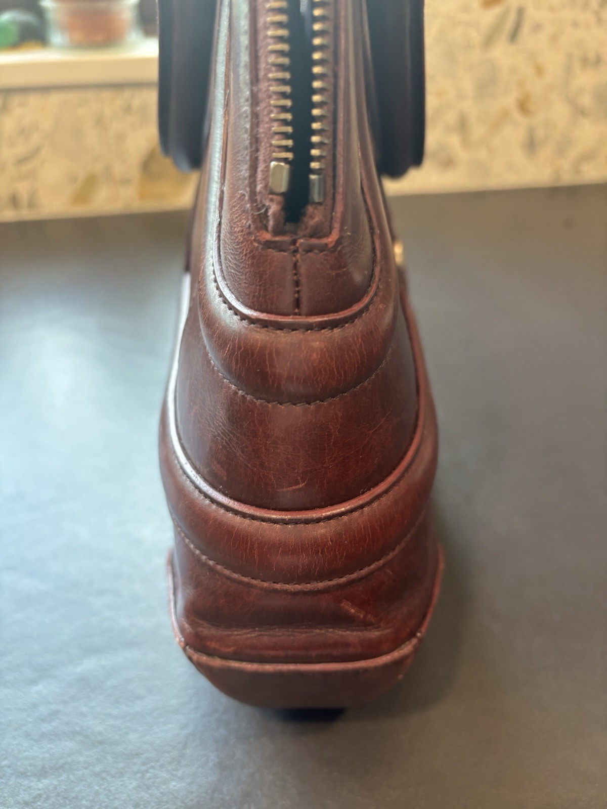 Rare Archival Alexander McQueen Oxblood Novak Bag – Mid-2000s Runway archival