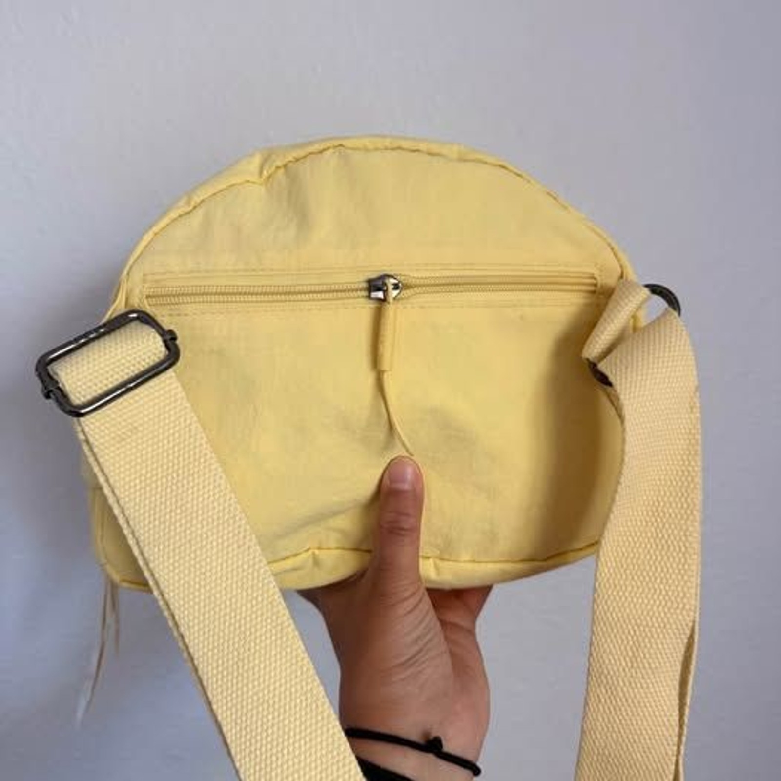 Ultra-Light Water-Resistant Minimalist Crossbody Bag Large Capacity Cotton Strap
