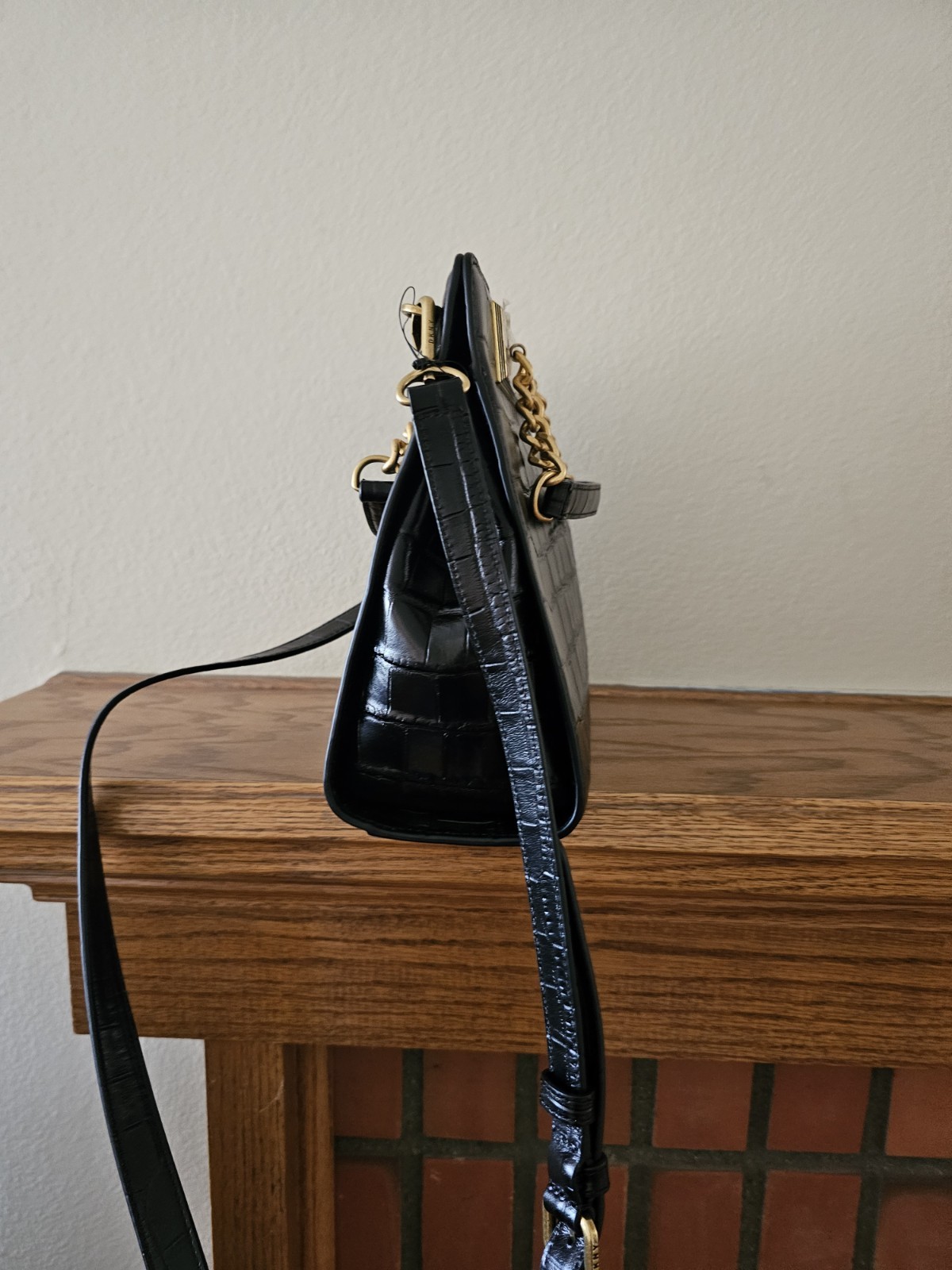 DKNY pebbled leather bag, new
