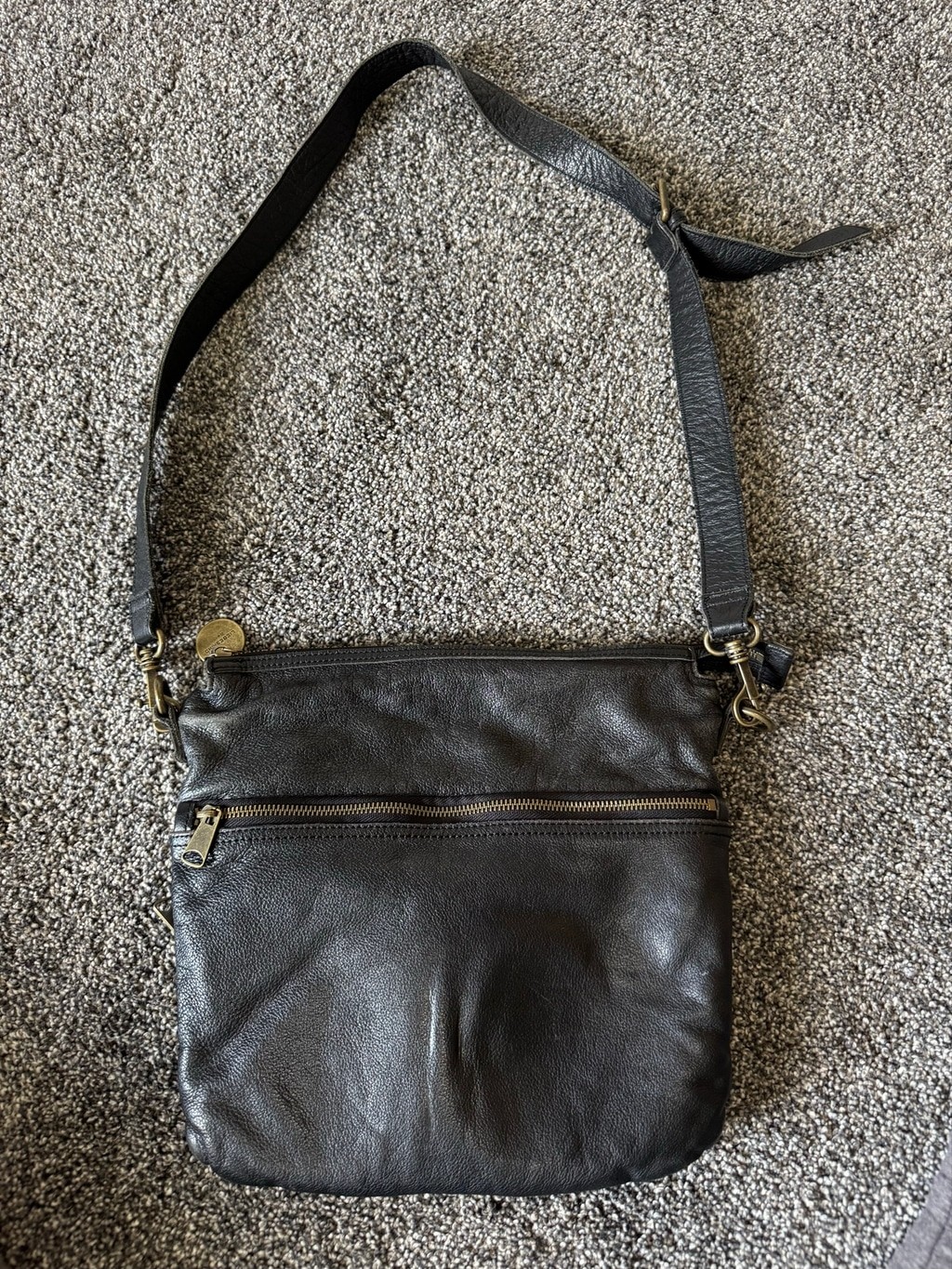 Liebeskind Berlin Anny Black Leather Crossbody Bag