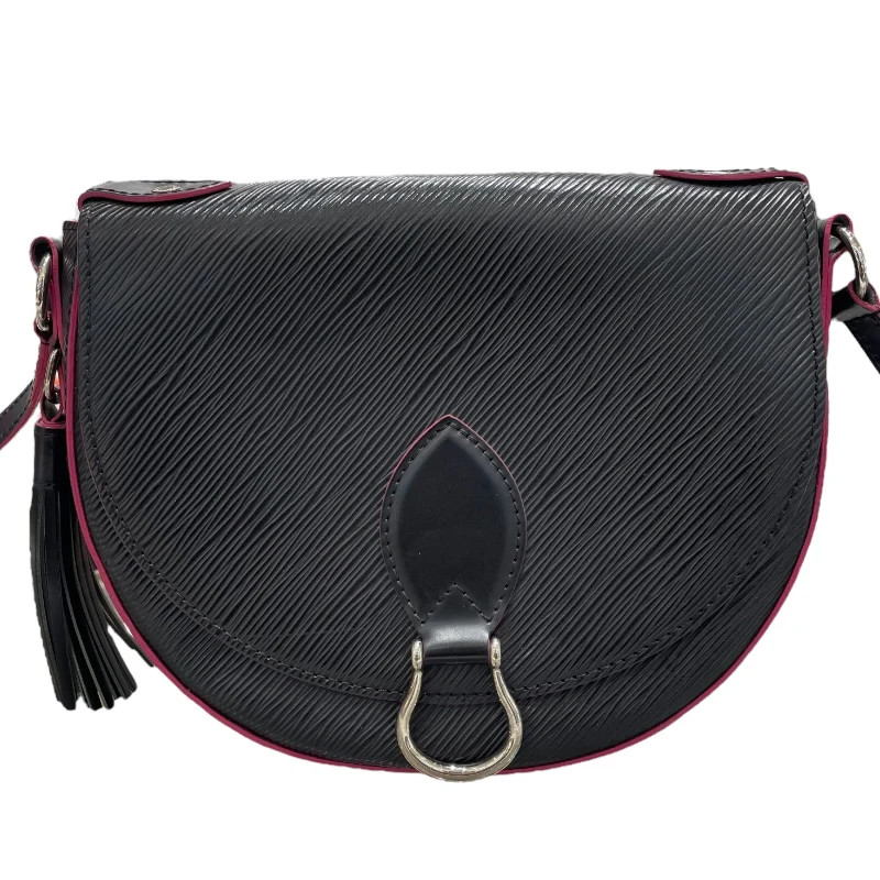 LOUIS VUITTON Sac Plat Pink Leather Shoulder Bag M54156 #OKB3899