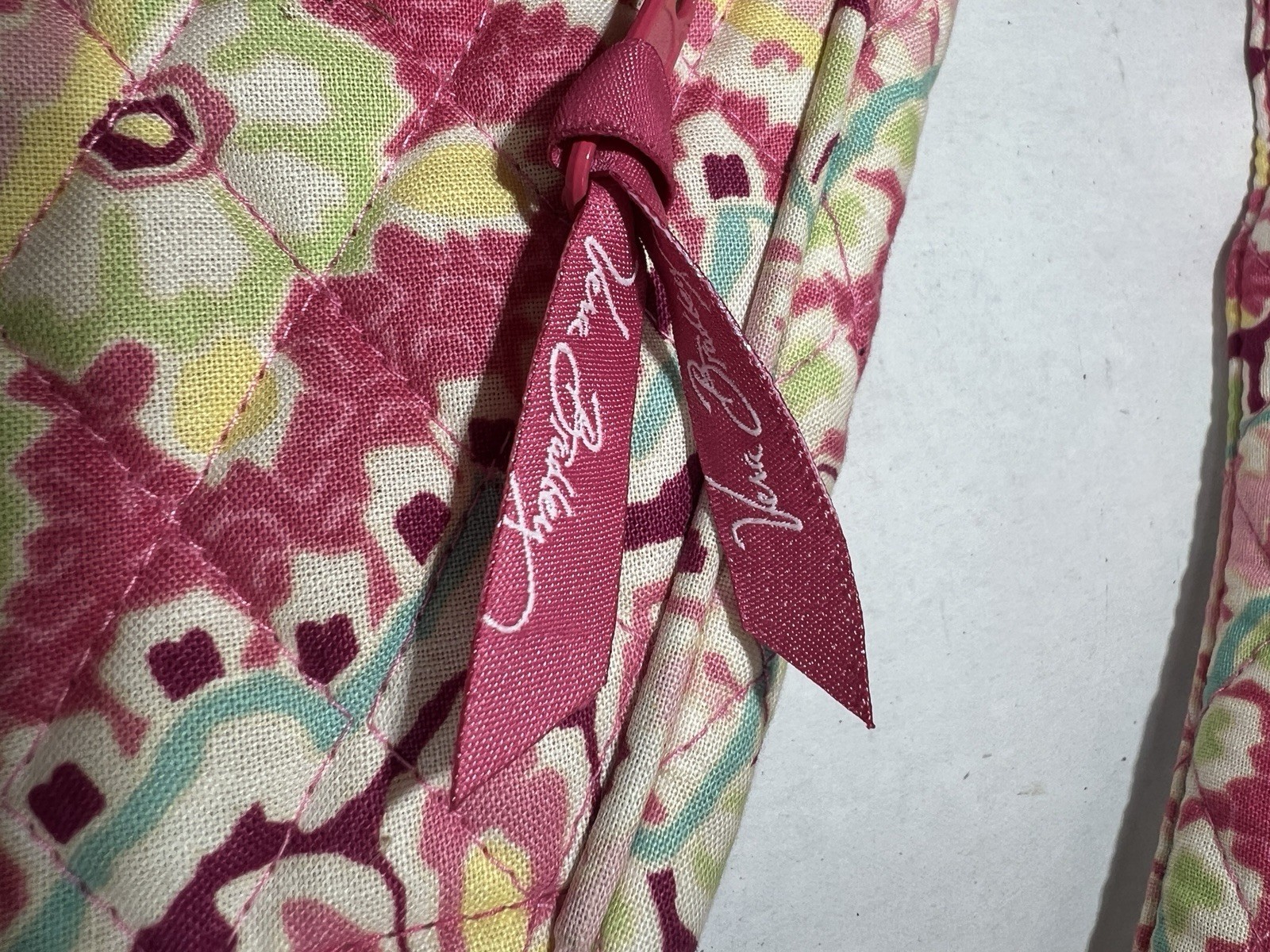 Vera Bradley Capri Melon Tennis Bag with Adjustable Strap