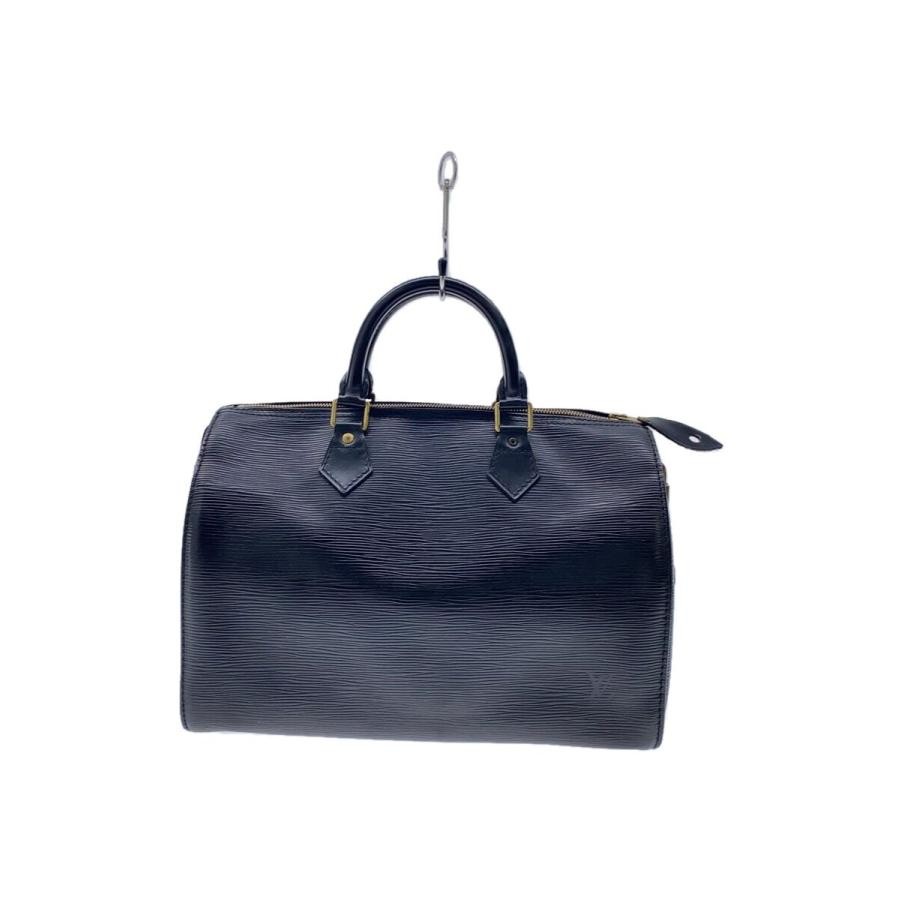 LOUIS VUITTON Bag: Speedy 30 M59022 Black W33H23D17cm w/o accessories;