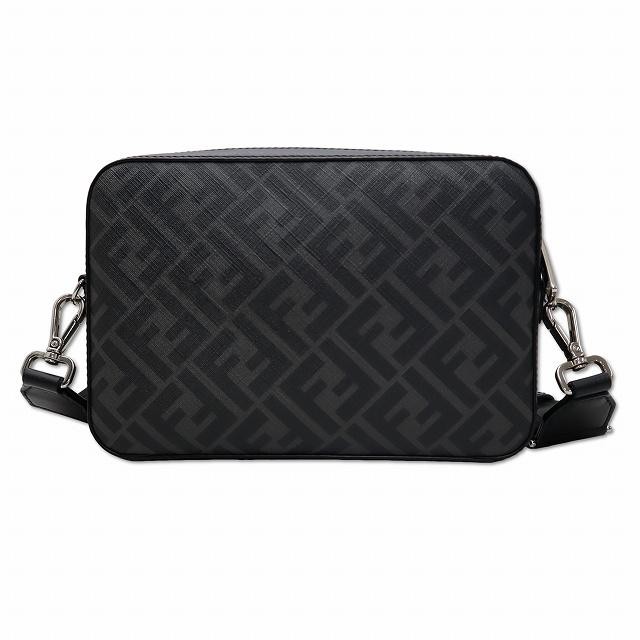 FENDI Bag: 7M0286 ALKA Black/Gray/Yellow W22.5H15D4.5cm w/box dust bag;