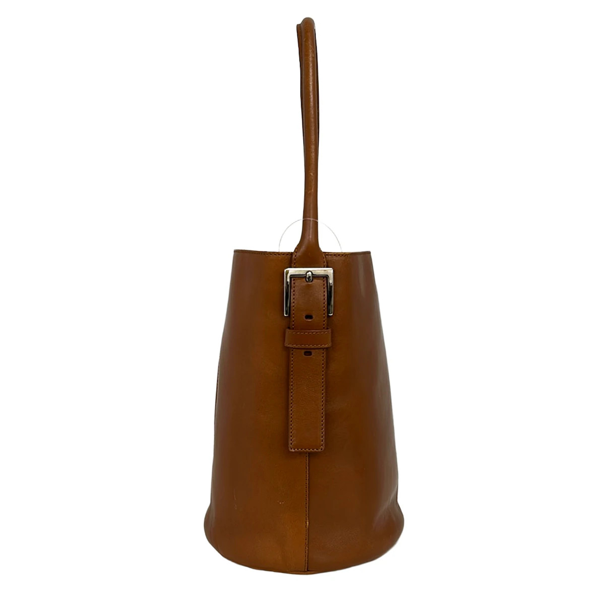 HIROFU Brown Leather Shoulder Bag