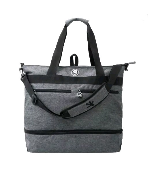 Geckobrands Crossover Tote Gray, 16 x 18 x 8 inches