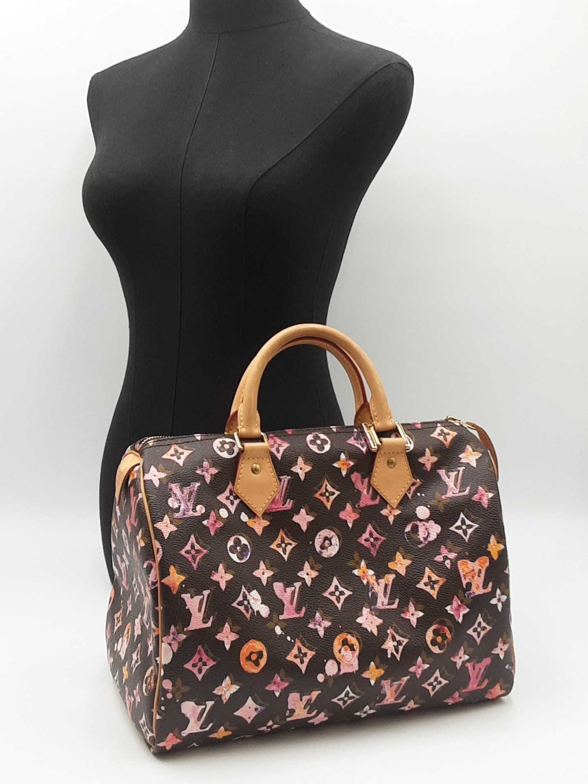 Louis Vuitton Speedy 30 In Monogram Watercolor Aquarelle Canvas Fw0626lrxzdu