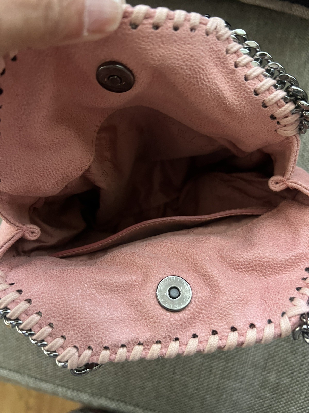 Stella MacCartney Chain Farabella Mini Bag Suede 2way with dust bag