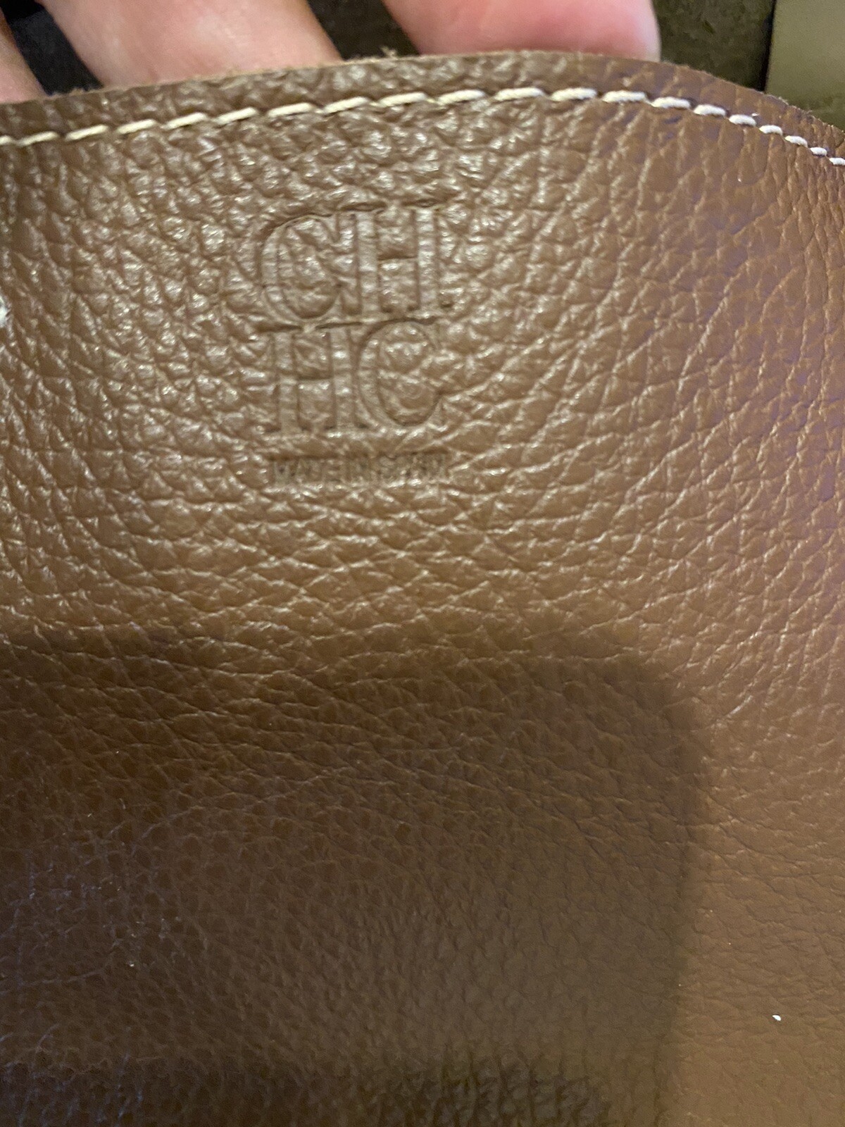 CAROLINA HERRERA LIMITED EDITION EMBROIDERED ANDY 10 LEATHER HANDBAG