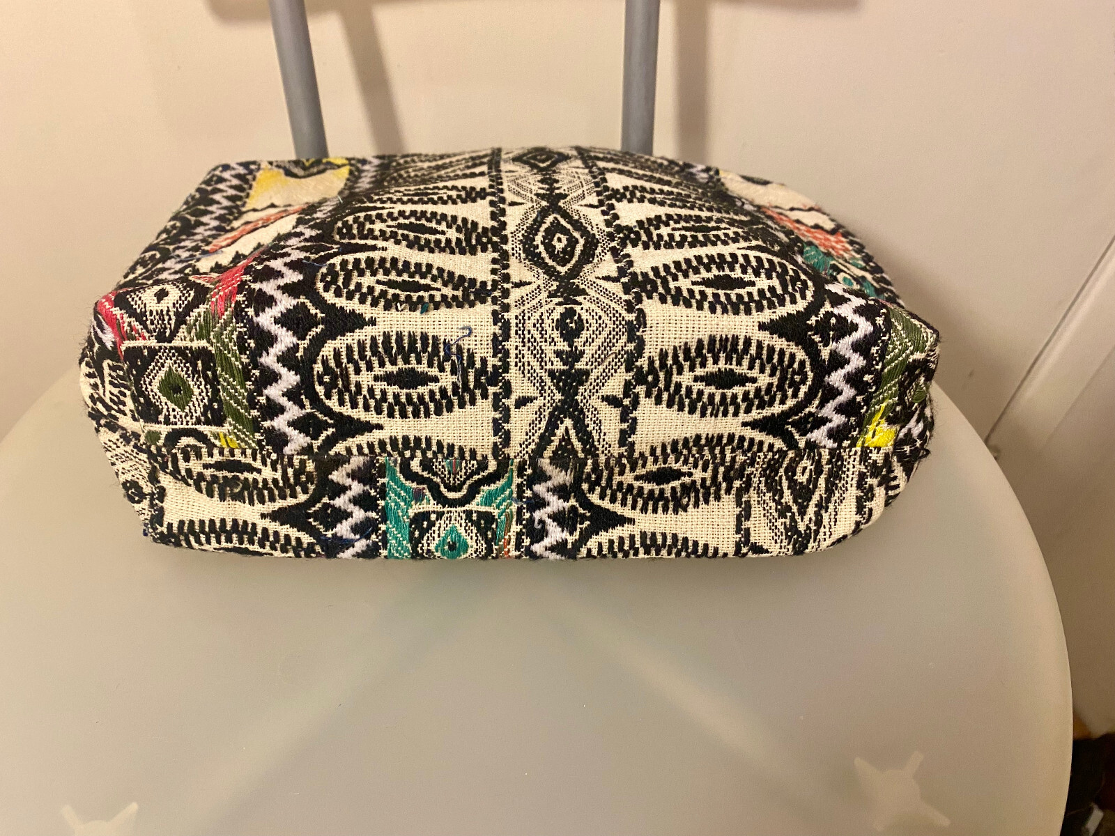 Case Waterproof Cosmetic Toiletry Bag Chevron Black New Hobo Boho Travel #LL