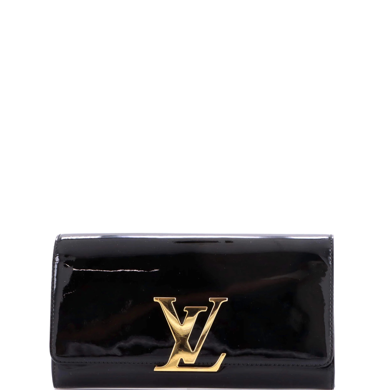 Louis Vuitton Louise Clutch Patent Long