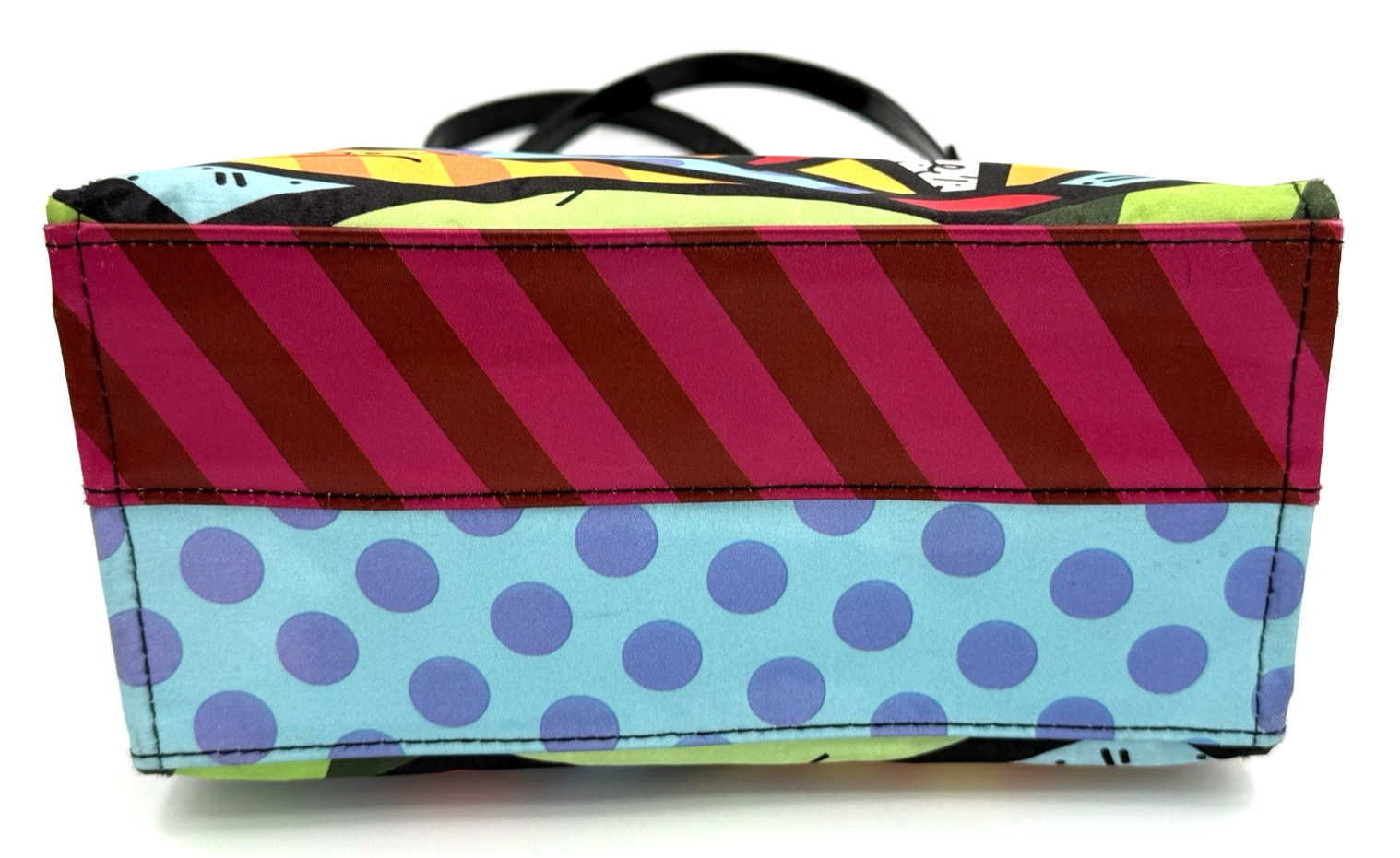 ROMERO BRITTO A NEW DAY Heart Tote Bag Colorful Collectible