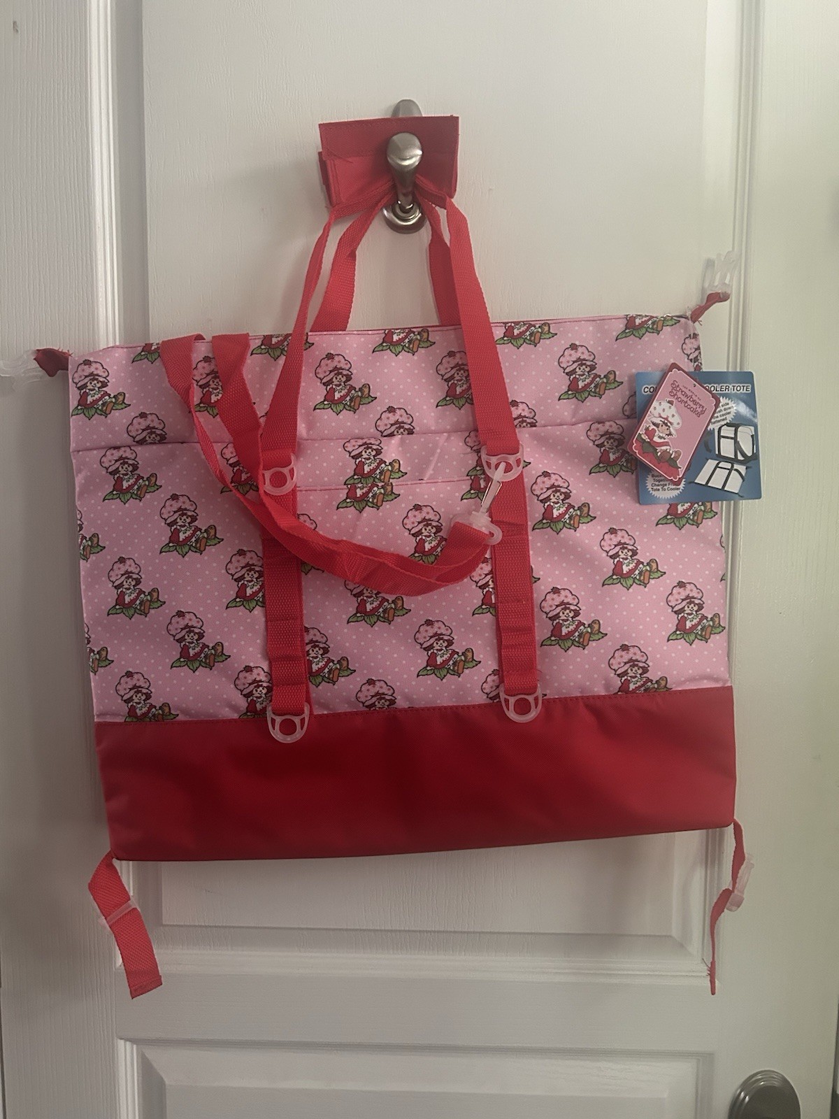 NEW Strawberry Shortcake Insulated Collapsable Cooler Tote Bag