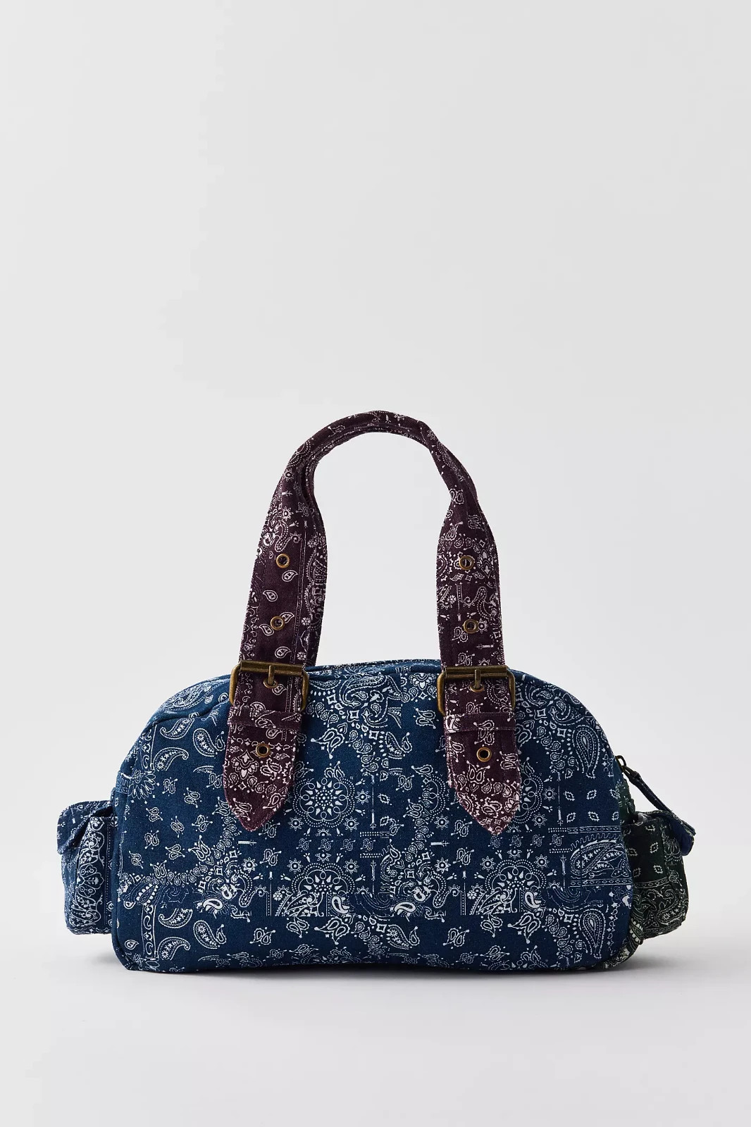 UO Urban Outfitters BDG Paisley Bandana Y2K Duffle Shoulder Bag