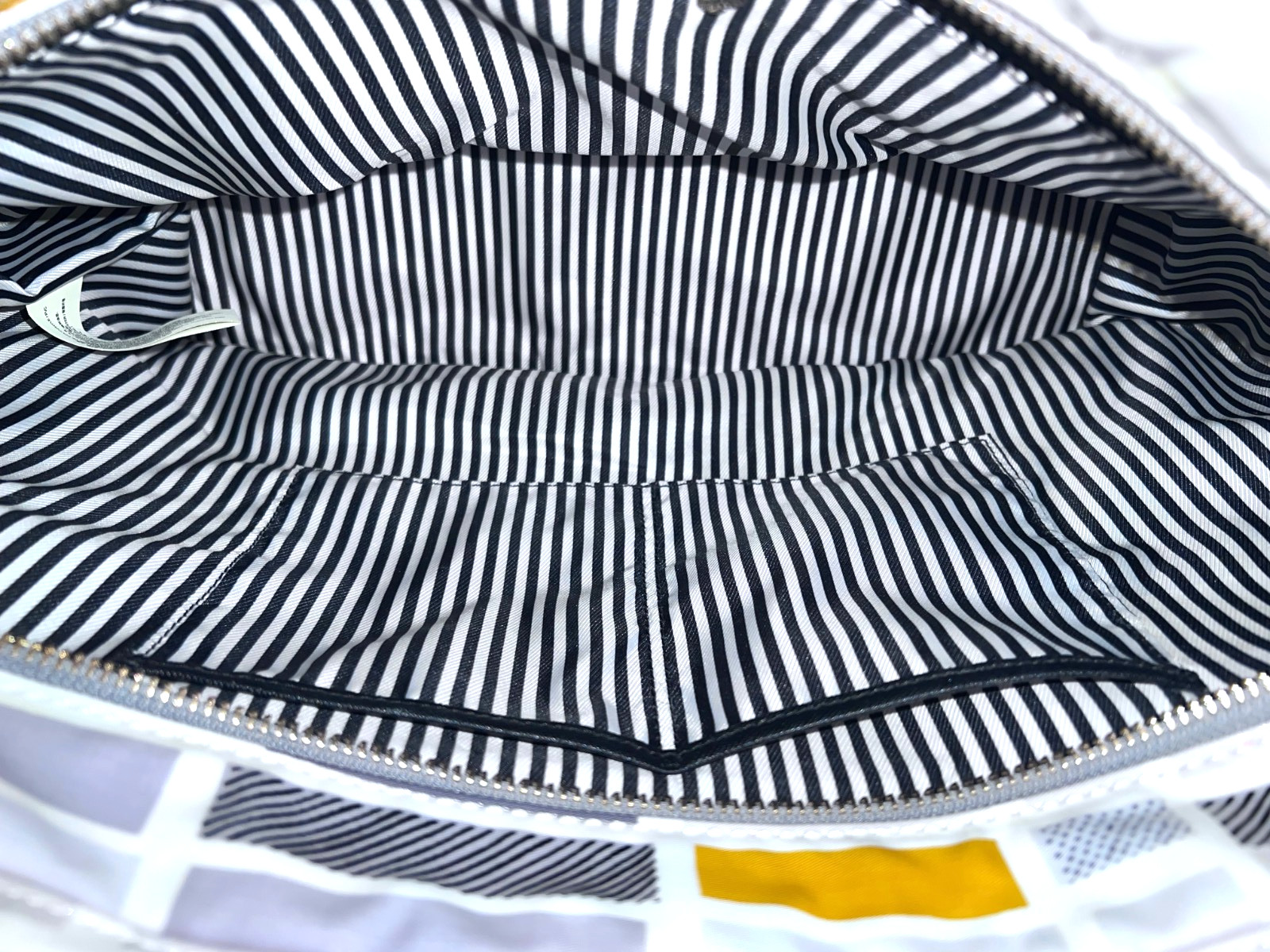 KATE SPADE Francis Tote Bag Yellow Taxi Cab New York City Map Clearcoated Fabric