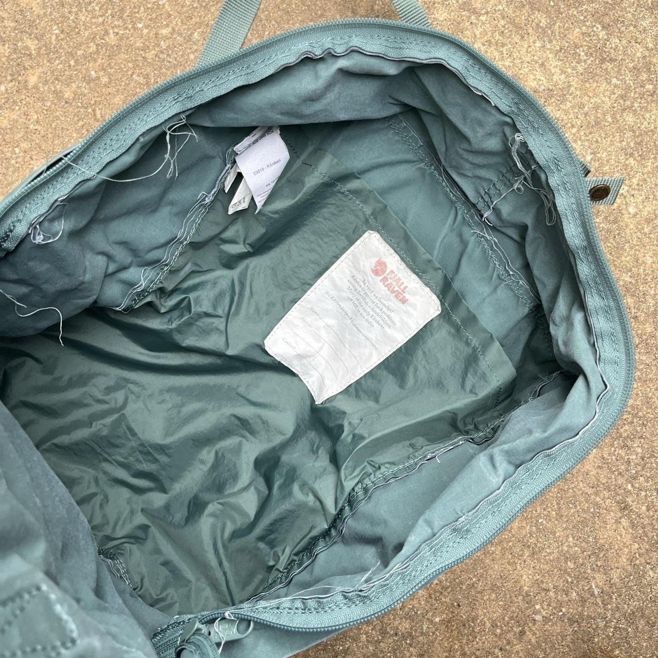 FJALLRAVEN KANKEN Classic Backpack Frost Green Water Resistant Laptop Bag Straps