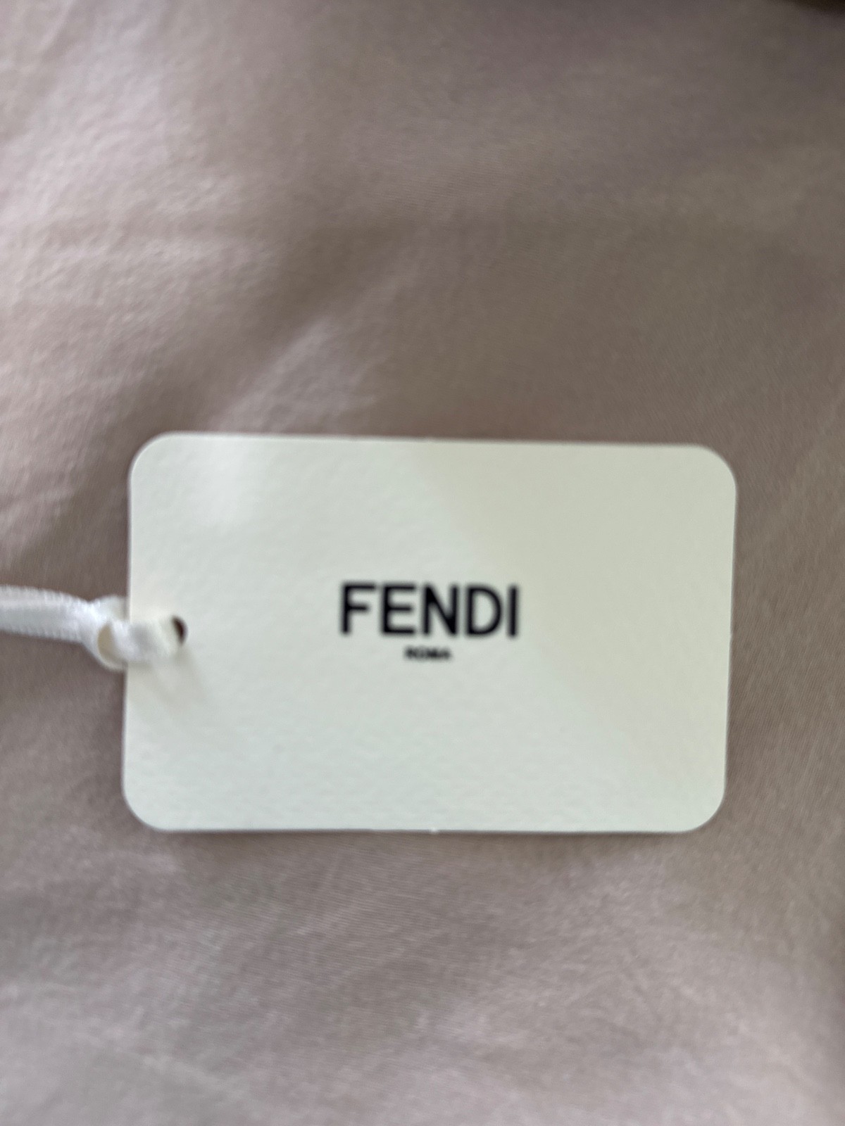 Fendi Baguette Shoulder Bag Brown Canvas Medium size