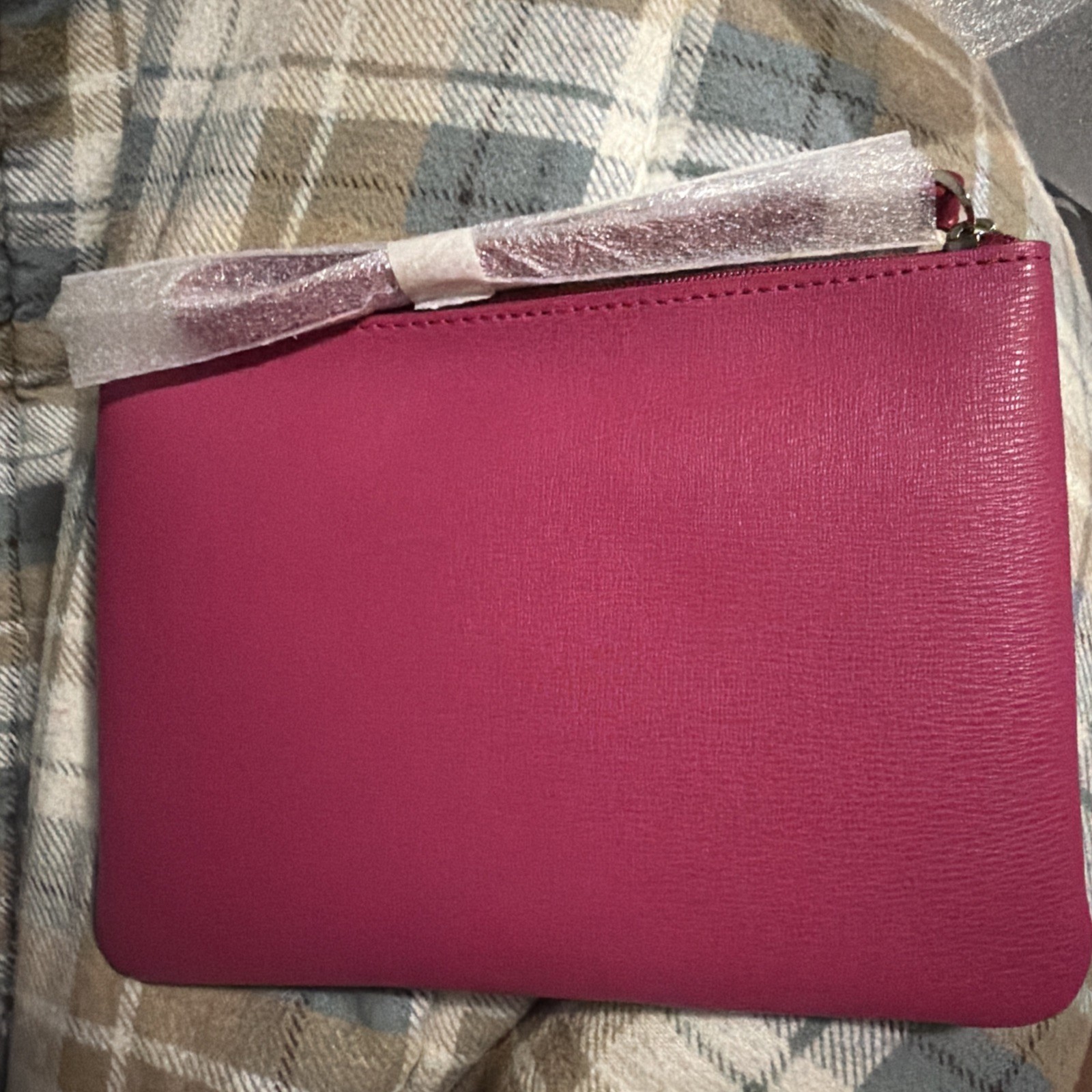 Kate Spade Keaton Pouch Wristlet Dark Magenta New in Package