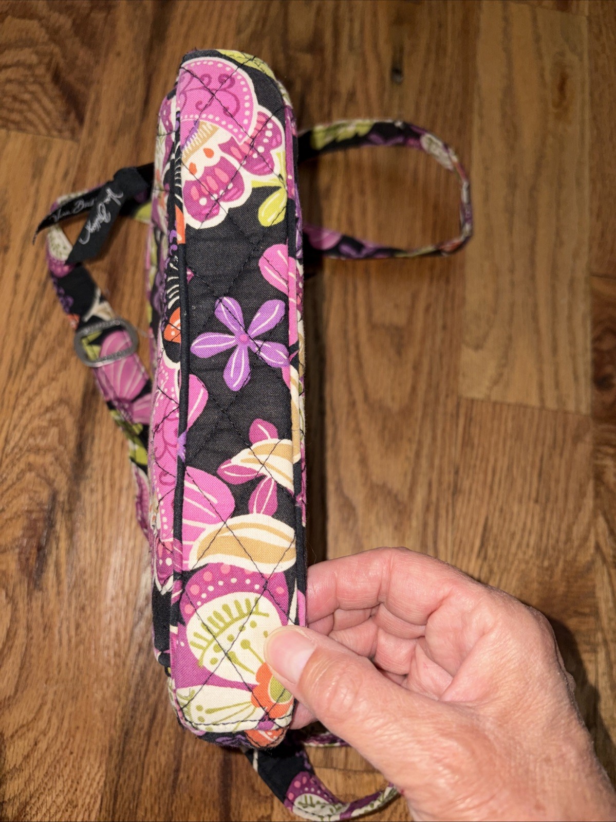 Vera Bradley Little Hipster Crossbody Bag In Retired Pirouette Pink 9.5”L x 6” H