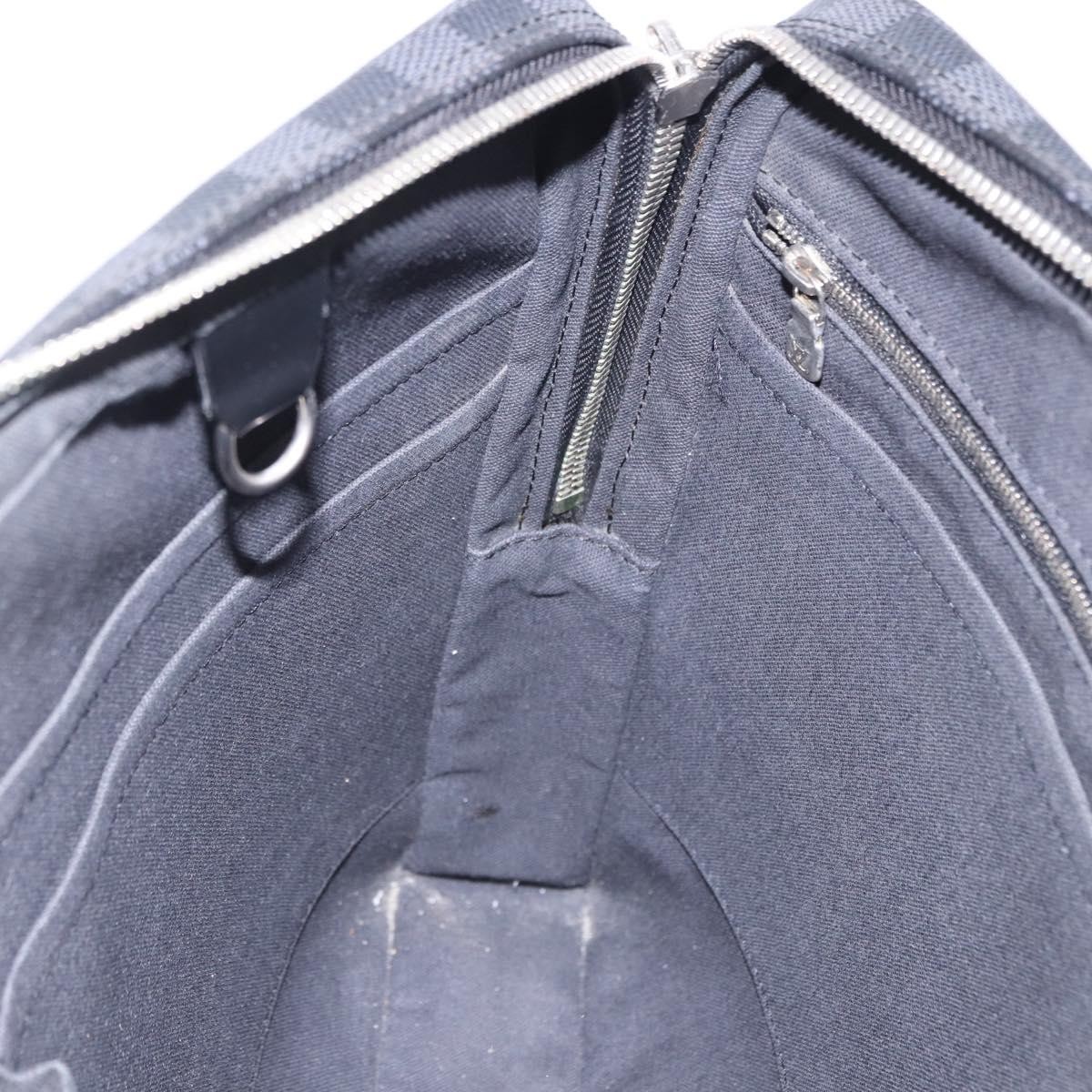 LOUIS VUITTON Damier Graphite Porte Documents Voyage Bag N41125 LV Auth bs36510