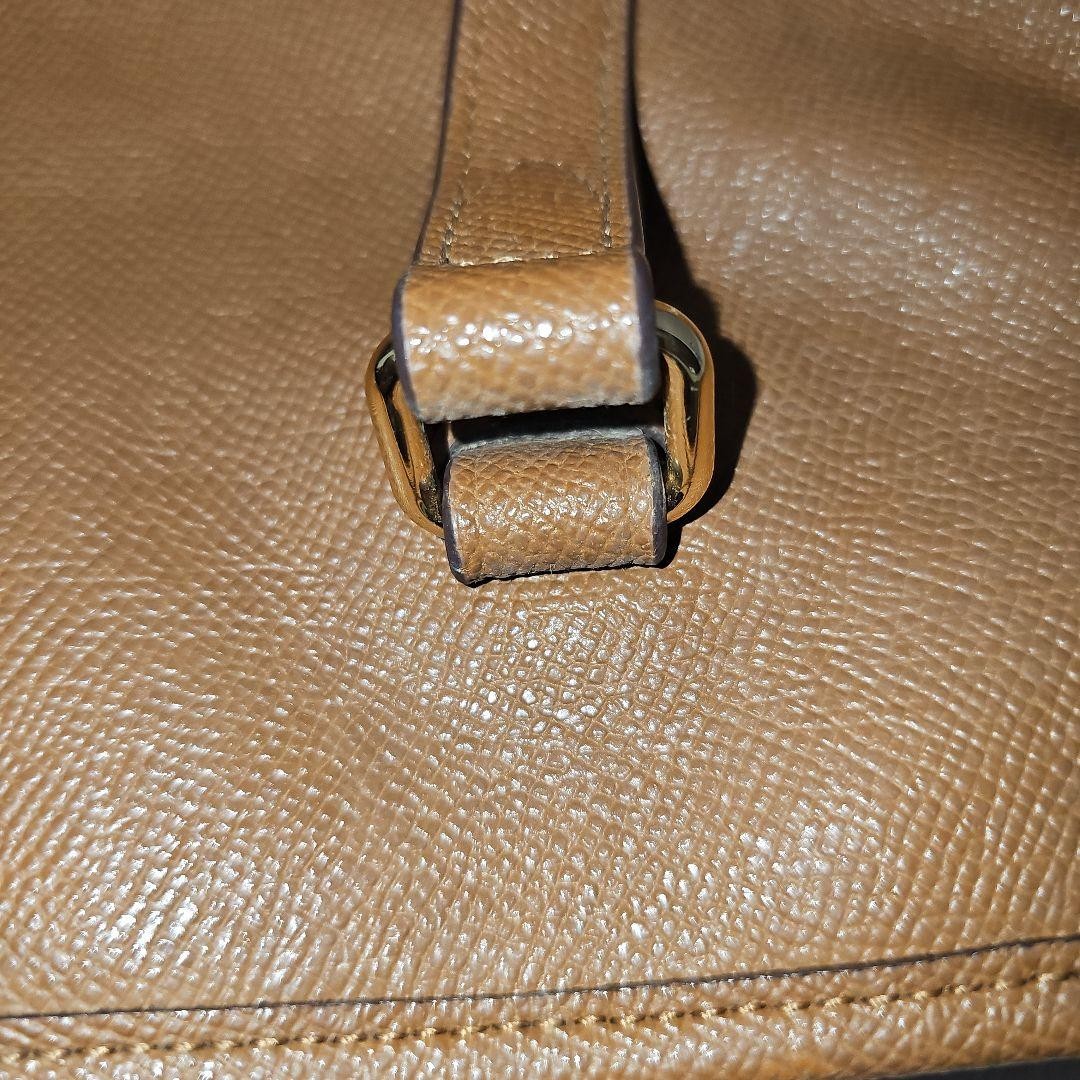 COACH Tote Bag Brown Leather 30 cm 11.8 in Stylish Everyday Accessory