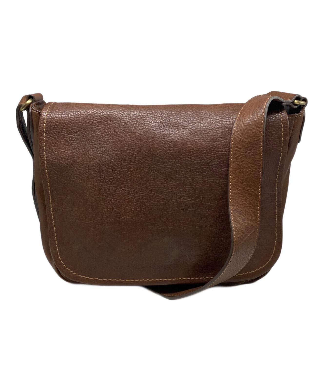 TSUCHIYA KABAN Shoulder bag Leather Brown Authentic From Japan