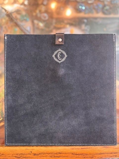 You Pick! Coriumi Suede Leather Envelope Bag Made in Lithuania Blue Black White