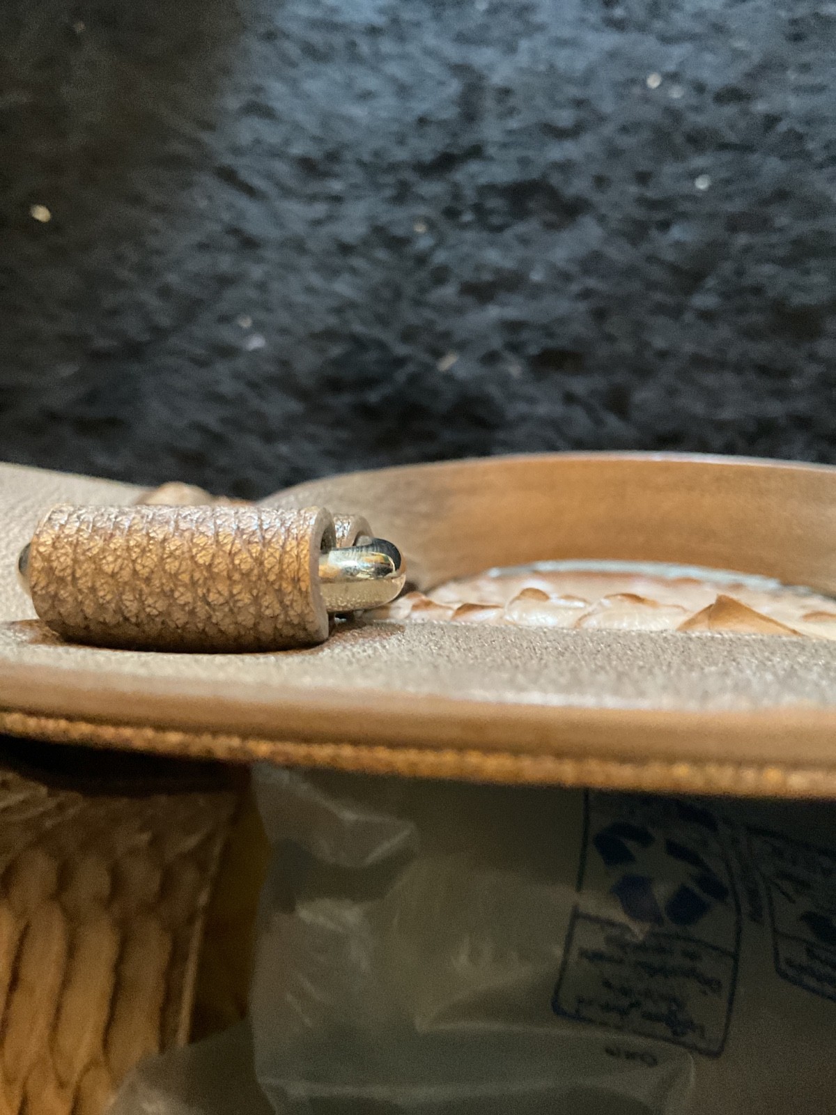 Georgio Armani Rare Python bag