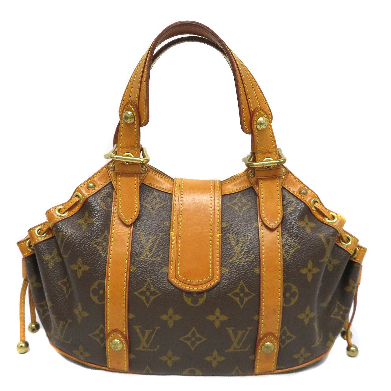 Louis Vuitton PM M92399 Coated Canvas Handbag Women’s #KNB6694