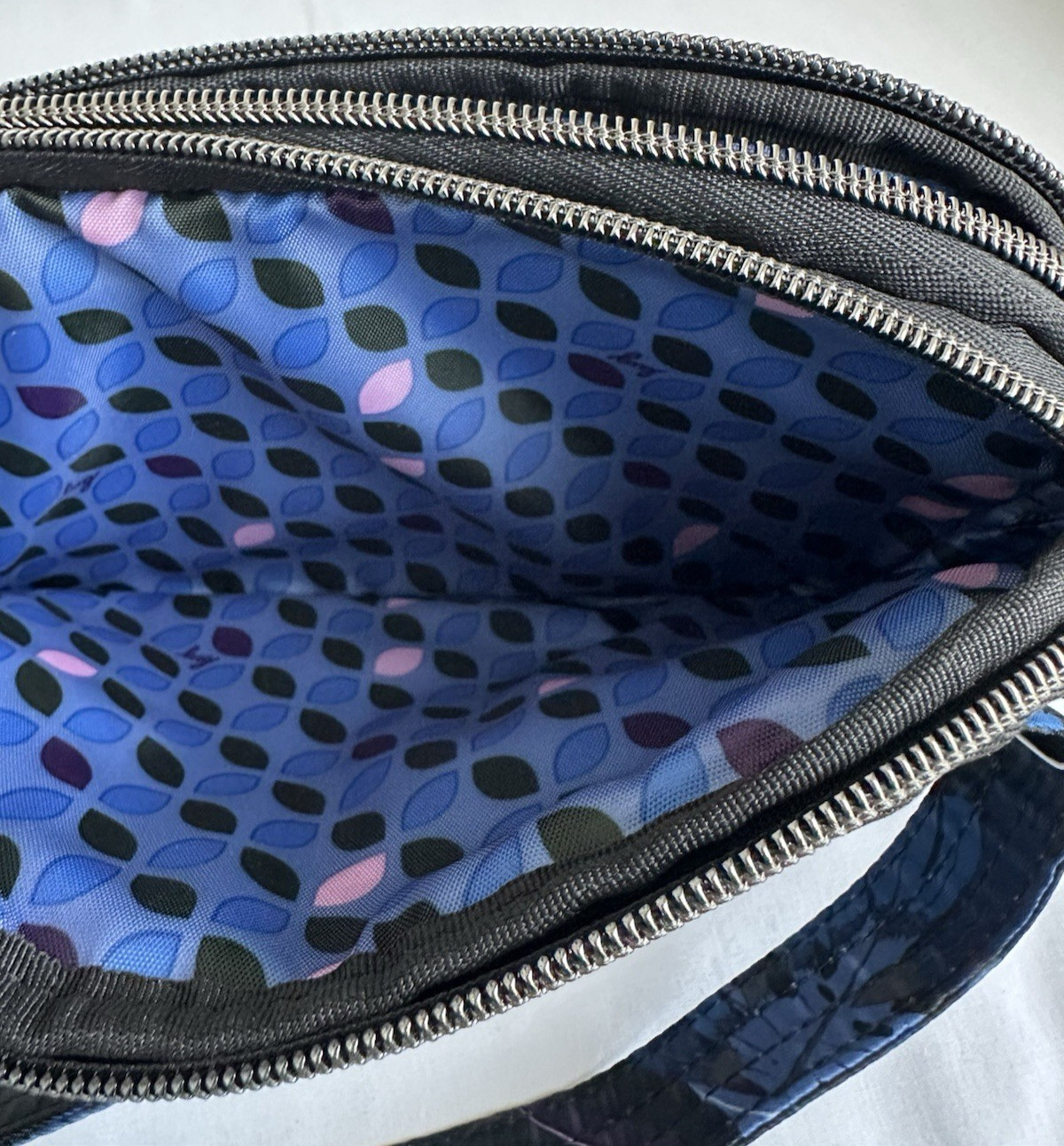 LUG Blue Leaf COUPE Belt Bag Quilted Crossbody Shoulder Bag NWOT