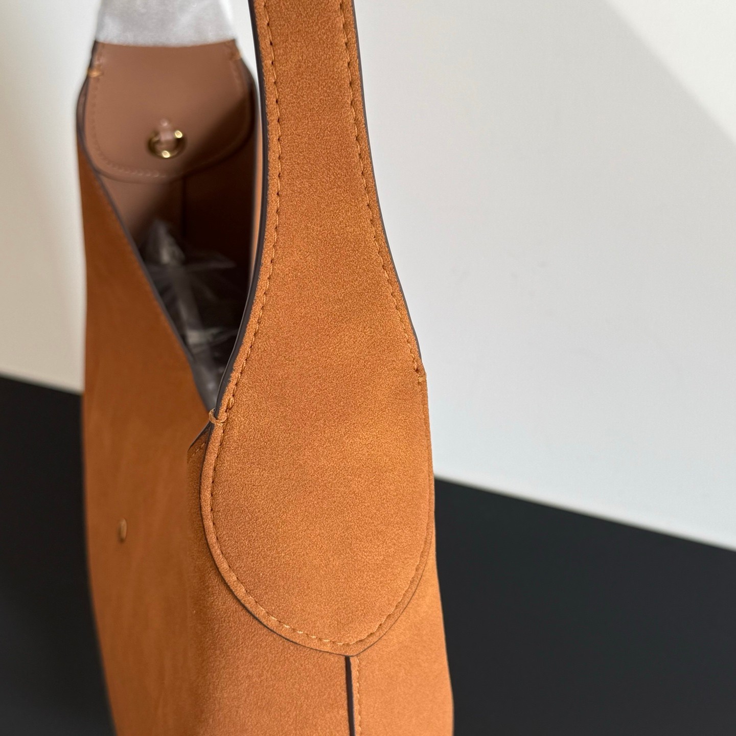 COACH Brooklyn Retro Leather Minimalist Underarm Bag