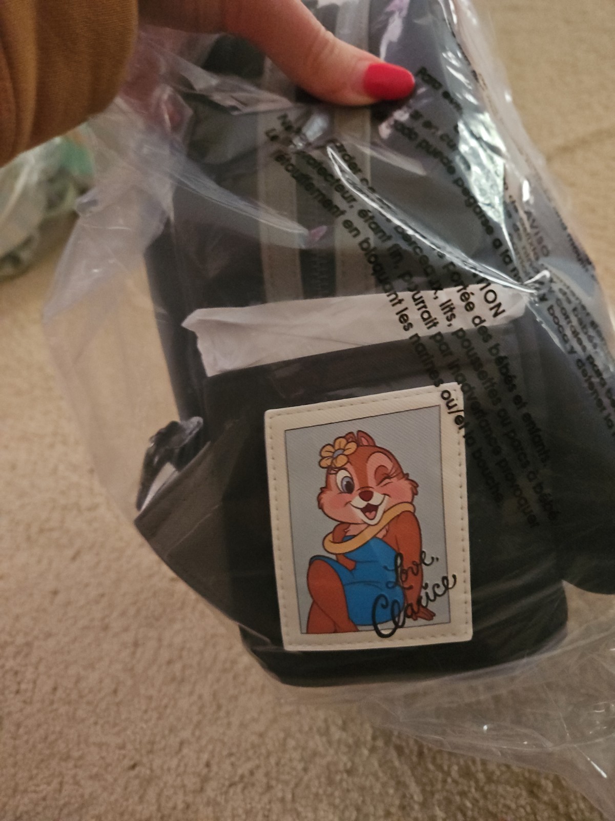 Loungefly Disney Chip and Dale Mini Backpack Tuxedo New