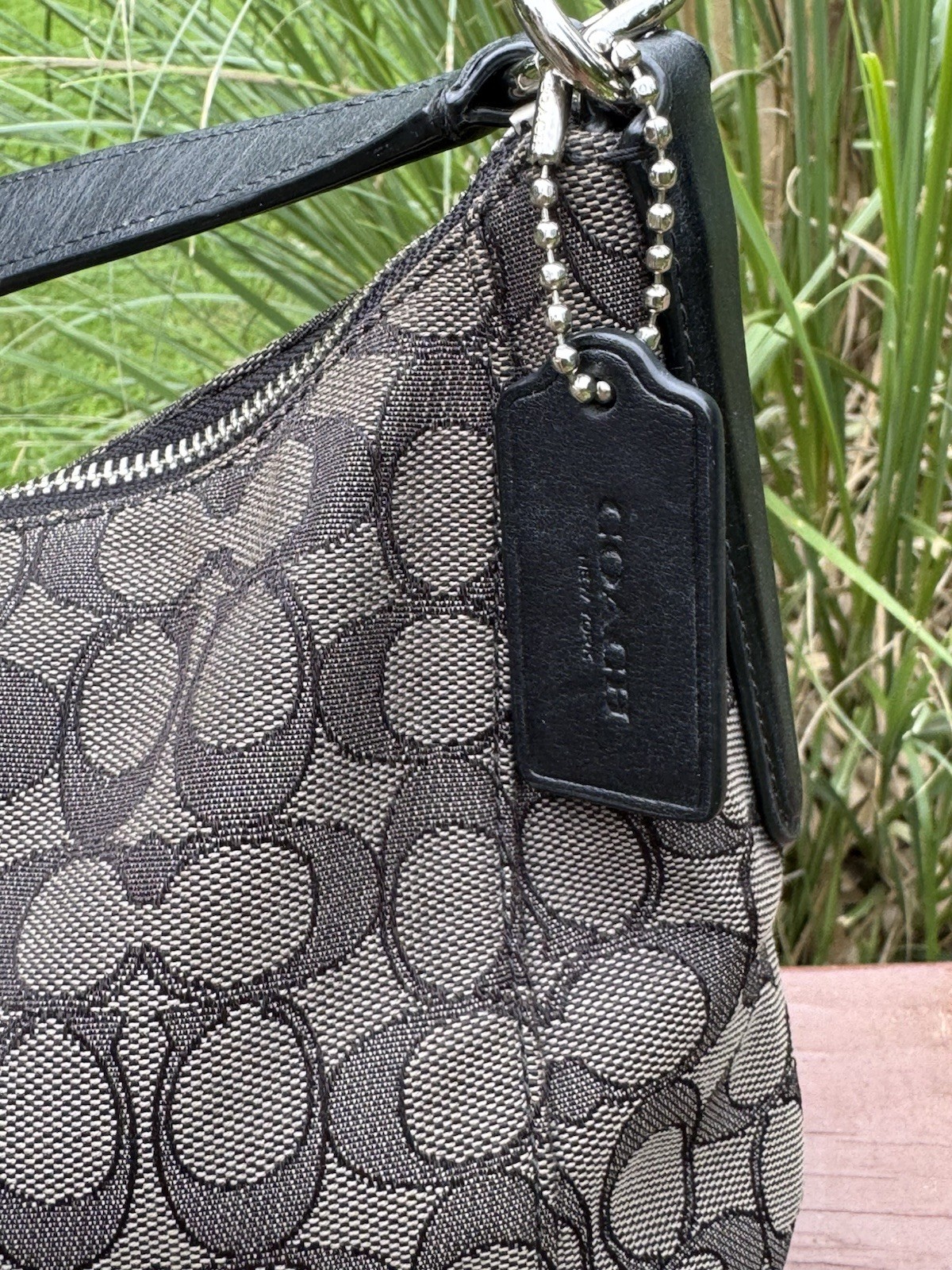 Coach Jacquard Celeste Convertible Hobo Bag F58284