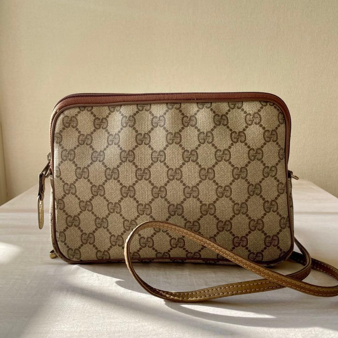 GUCCI Shoulder Bag Pouch Women Auth 3.14 x 5.70 x 1.77inch
