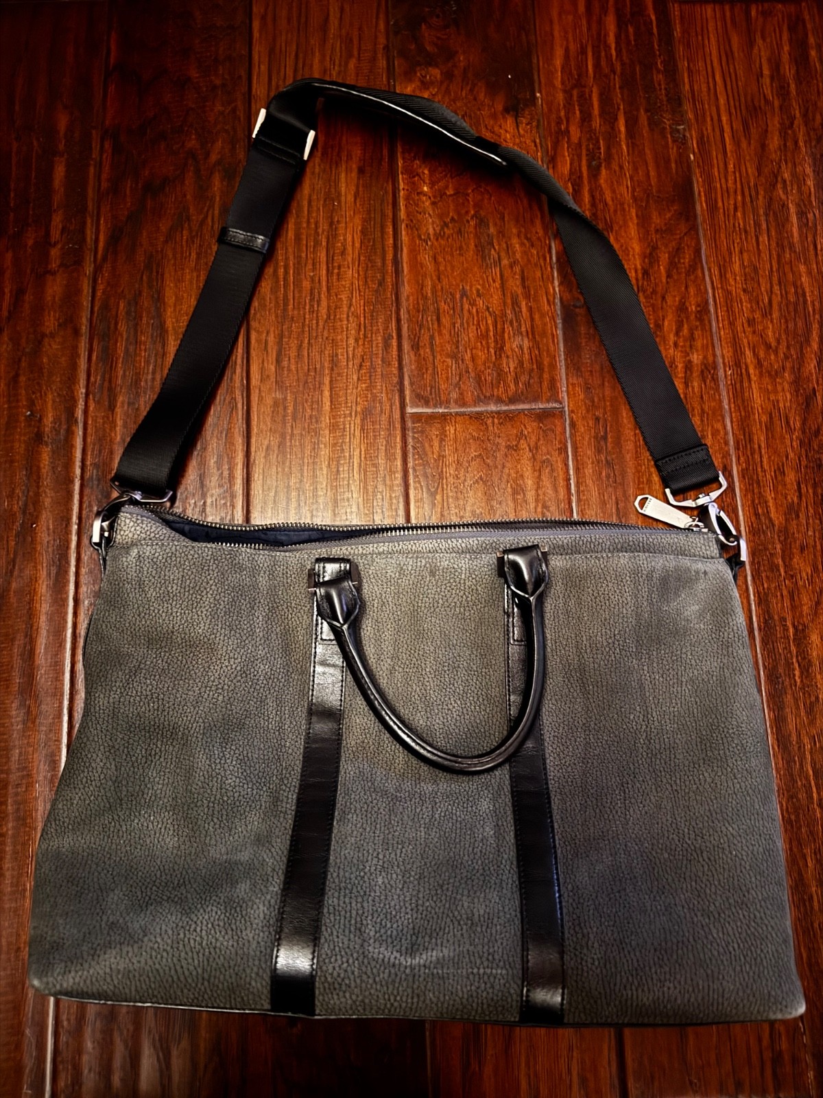 Brahmin Leather versatile weekender bag Tote Laptop Bag Large