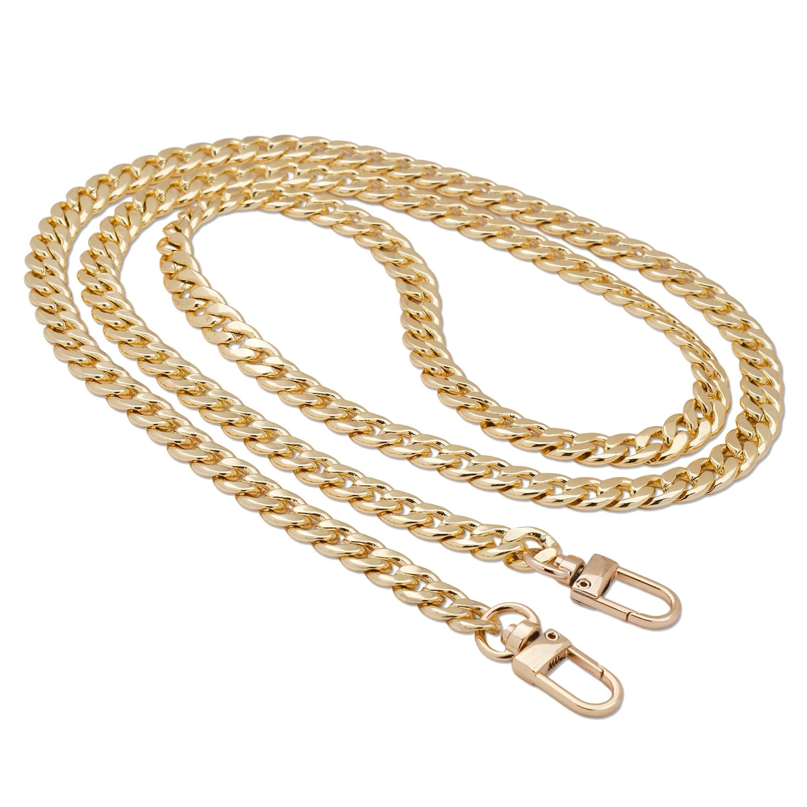 47 in/120cm Gold Purse Chain, Chain for Replacement Crossbody