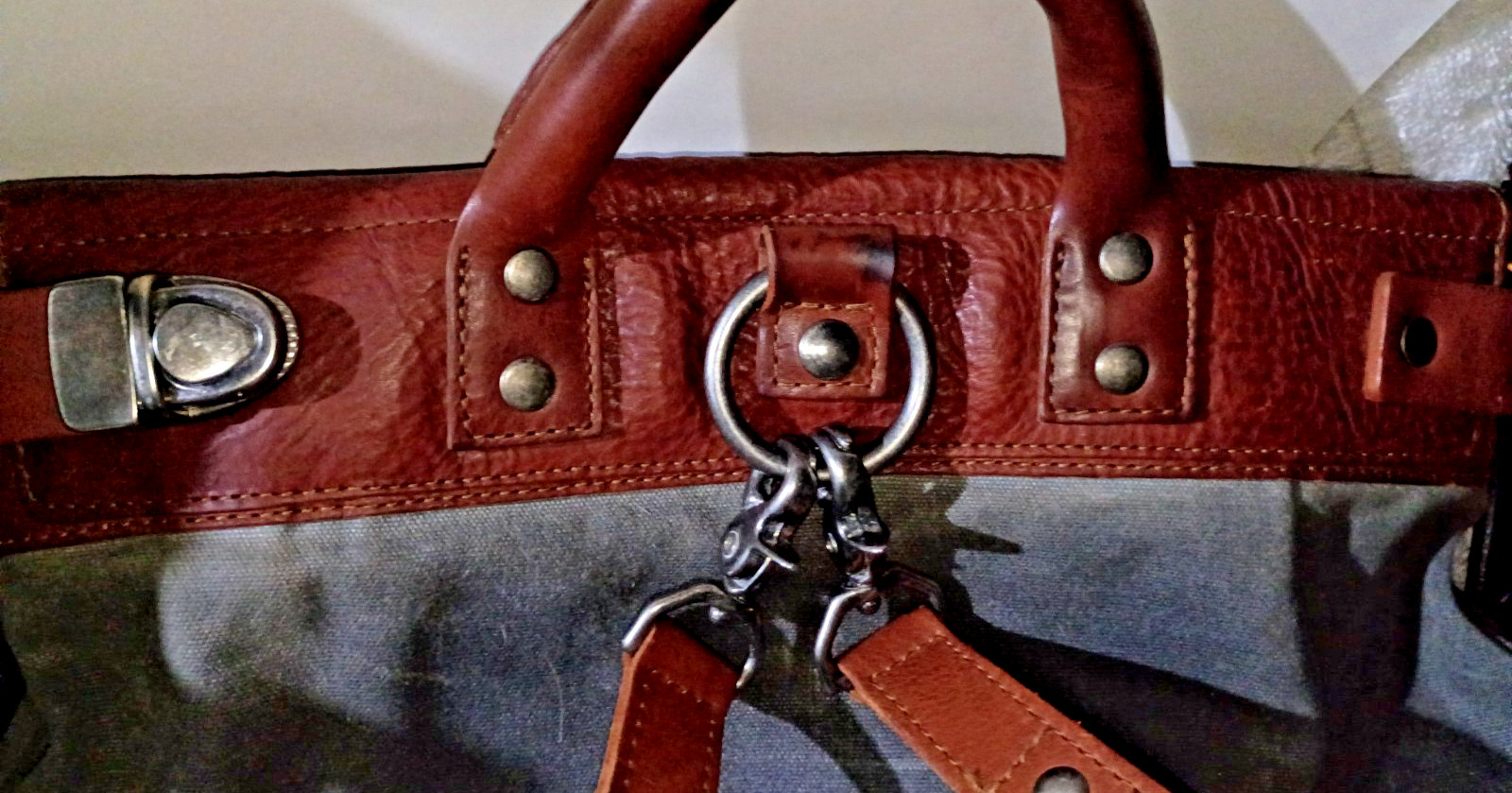 Mission Mercantile Heritage Waxed Canvas and Leather STEAMER BACK PACK