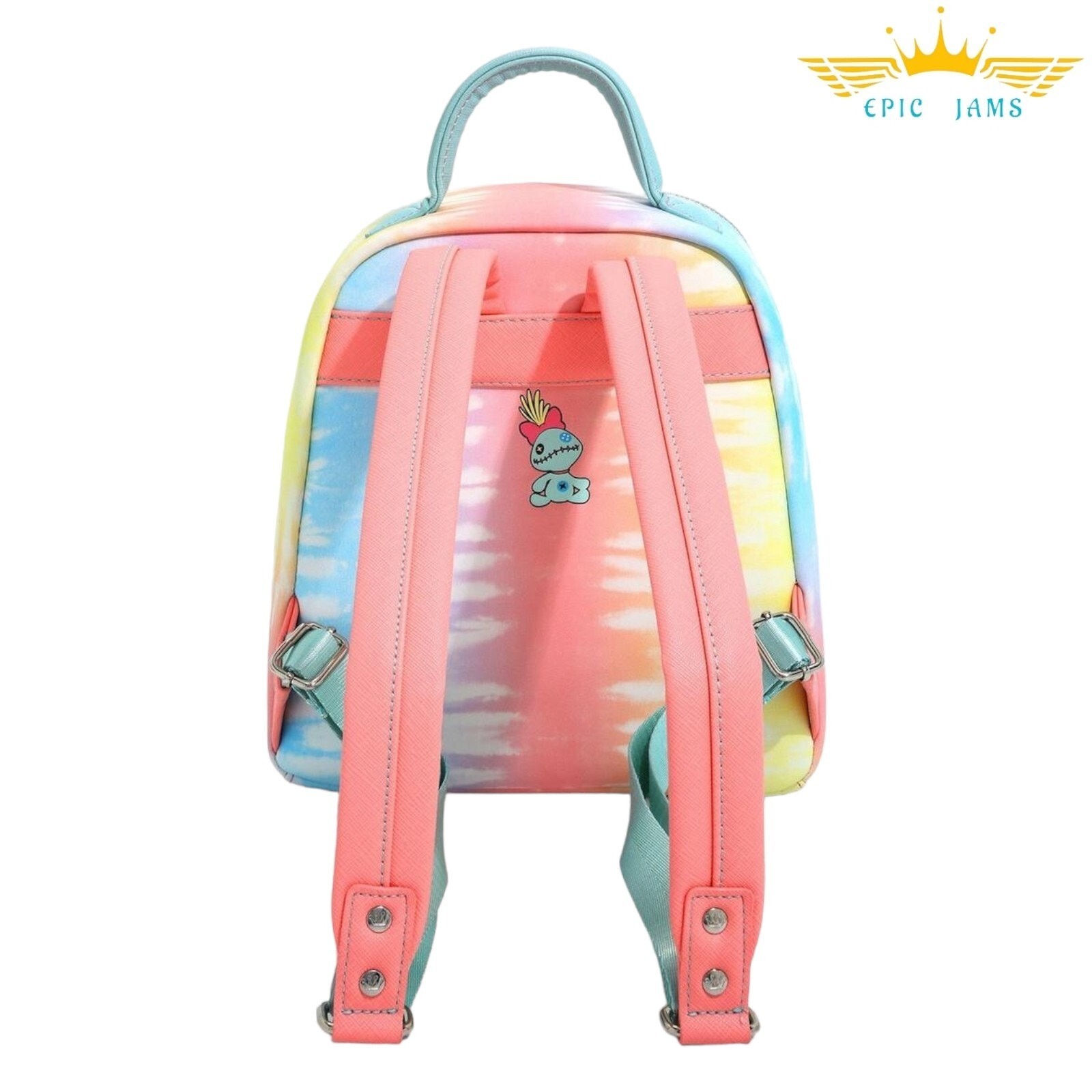 Loungefly Disney Lilo & Stitch Tie-Dye Mini Backpack Set New