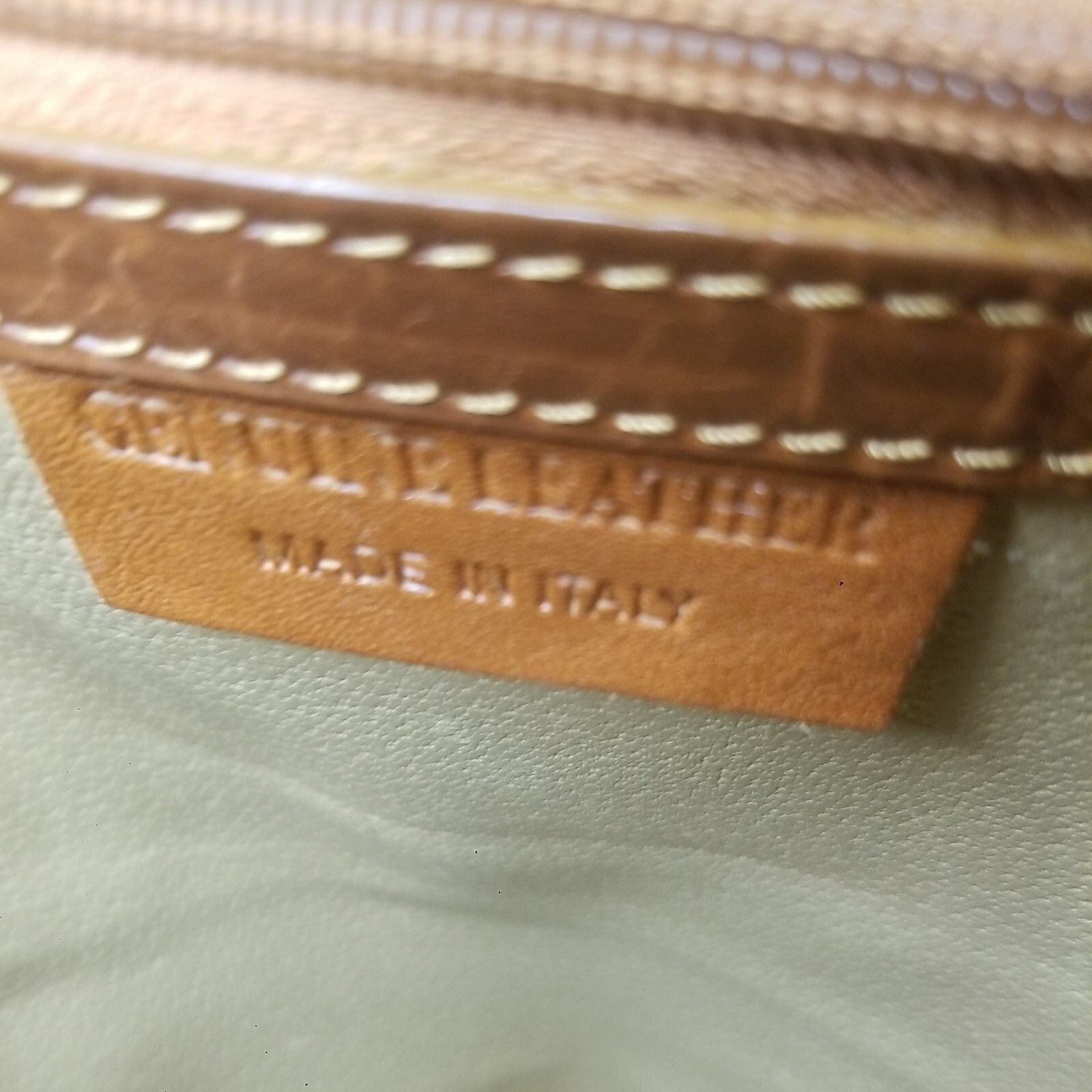 Made In Italy Burnt Sienna Backpack