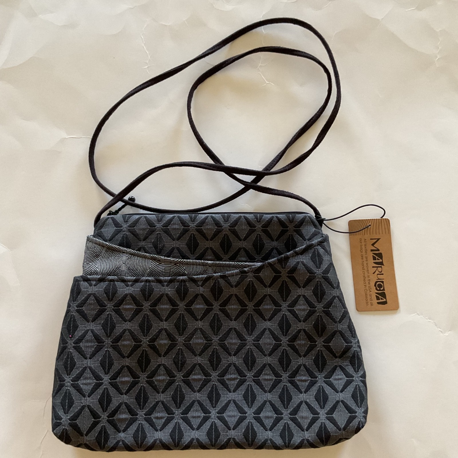Maruca Sparrow Handbag in Kumiko Black Handmade in Colorado USA NWT