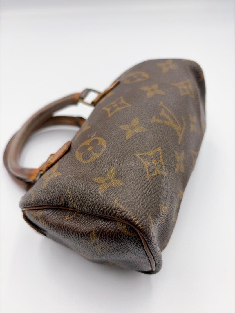 LOUIS VUITTON Mini Speedy Monogram Canvas Brown Vintage Authentic From Japan