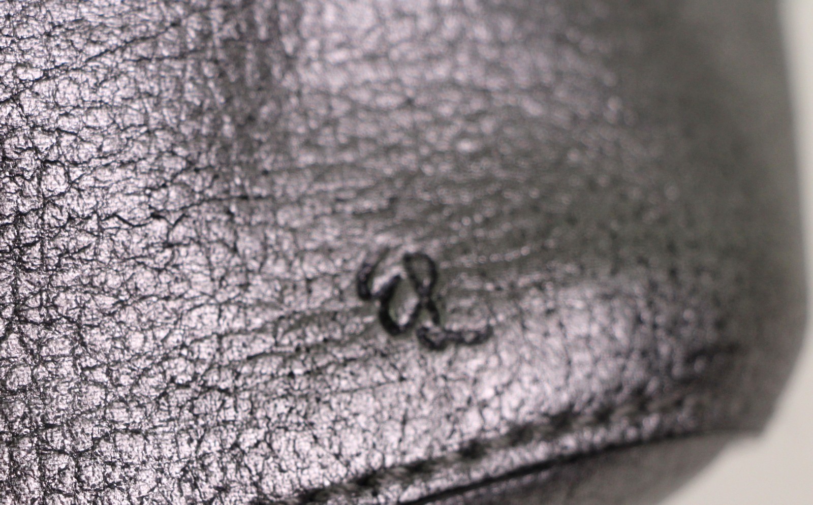 ROOMY Elliott Lucca DARK SILVER GENUINE LEATHER HOBO SHOULDER BAG HANDBAG PURSE