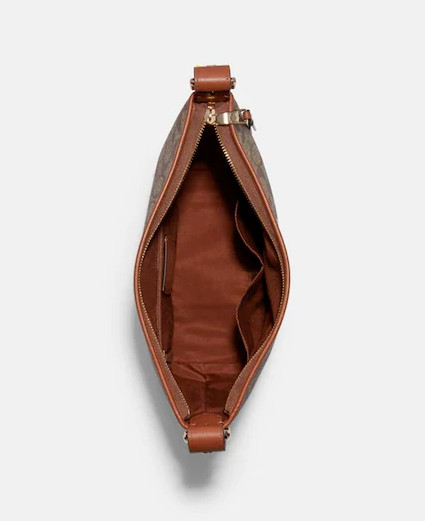 Coach Val Signature Legacy W/Stripe Coated Canvas/Leather Duffle Bag (C5641)