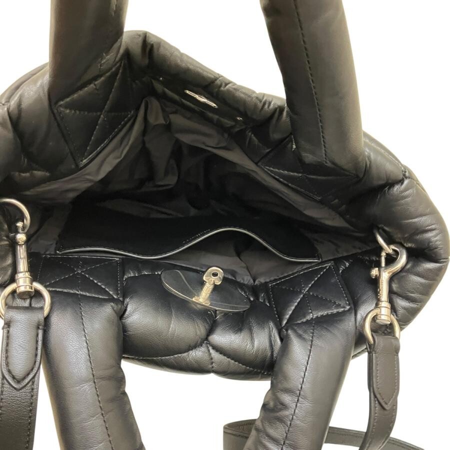 Mulberry Big Softy 2 Way Shoulder Bag Leather Black Womens Handbag Crossbody