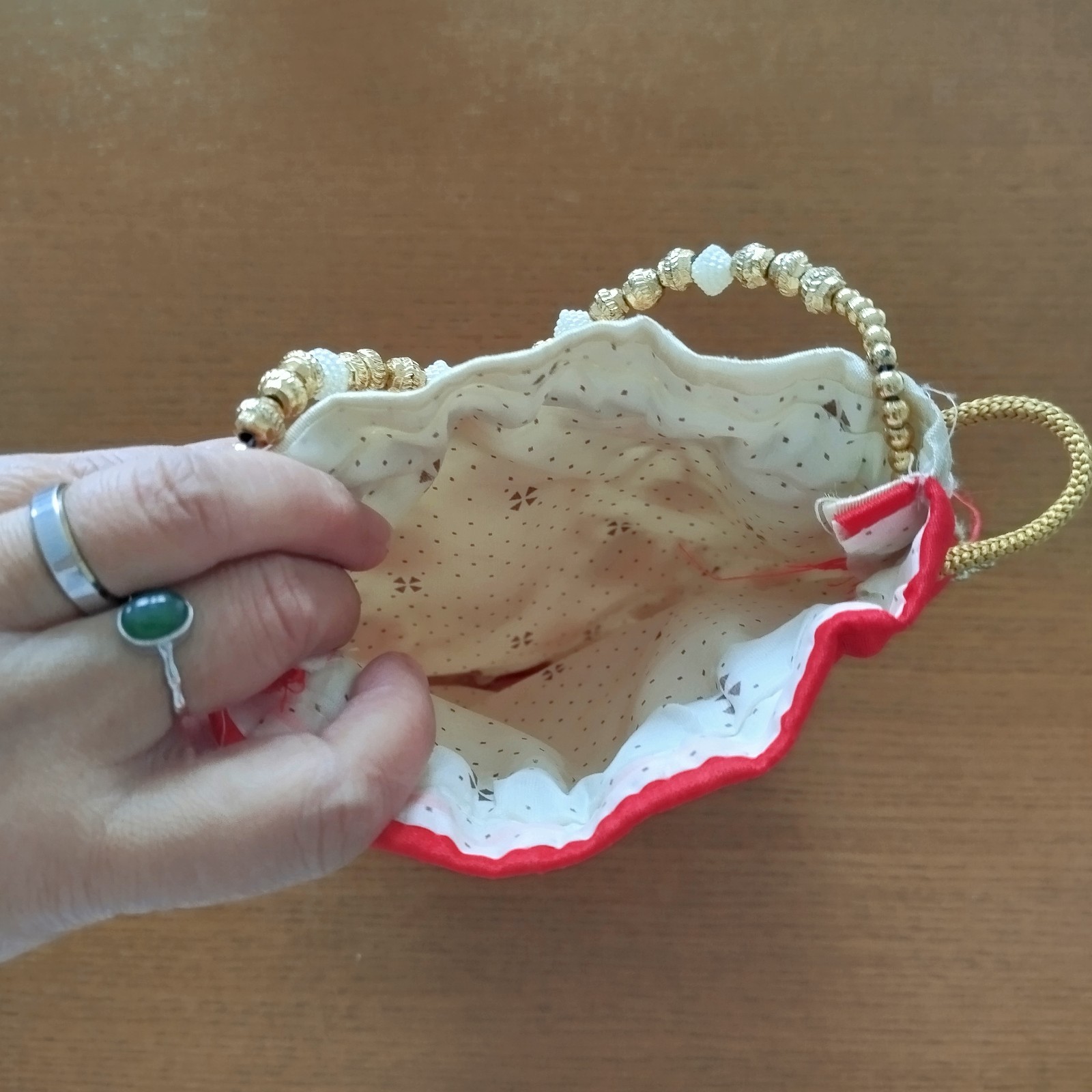 Indian Embroidered Potli Bag / Ethnic Pouch