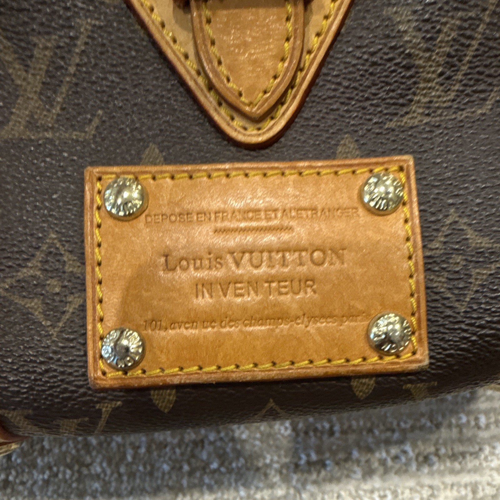 Louis Vuitton Monogram Limited Edition Top Handle Zip Buckle Strap