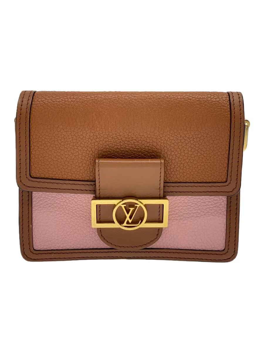 Louis Vuitton Dauphine MINI Shoulder Bag Cowhide Leather BRW Unisex #SSB1967